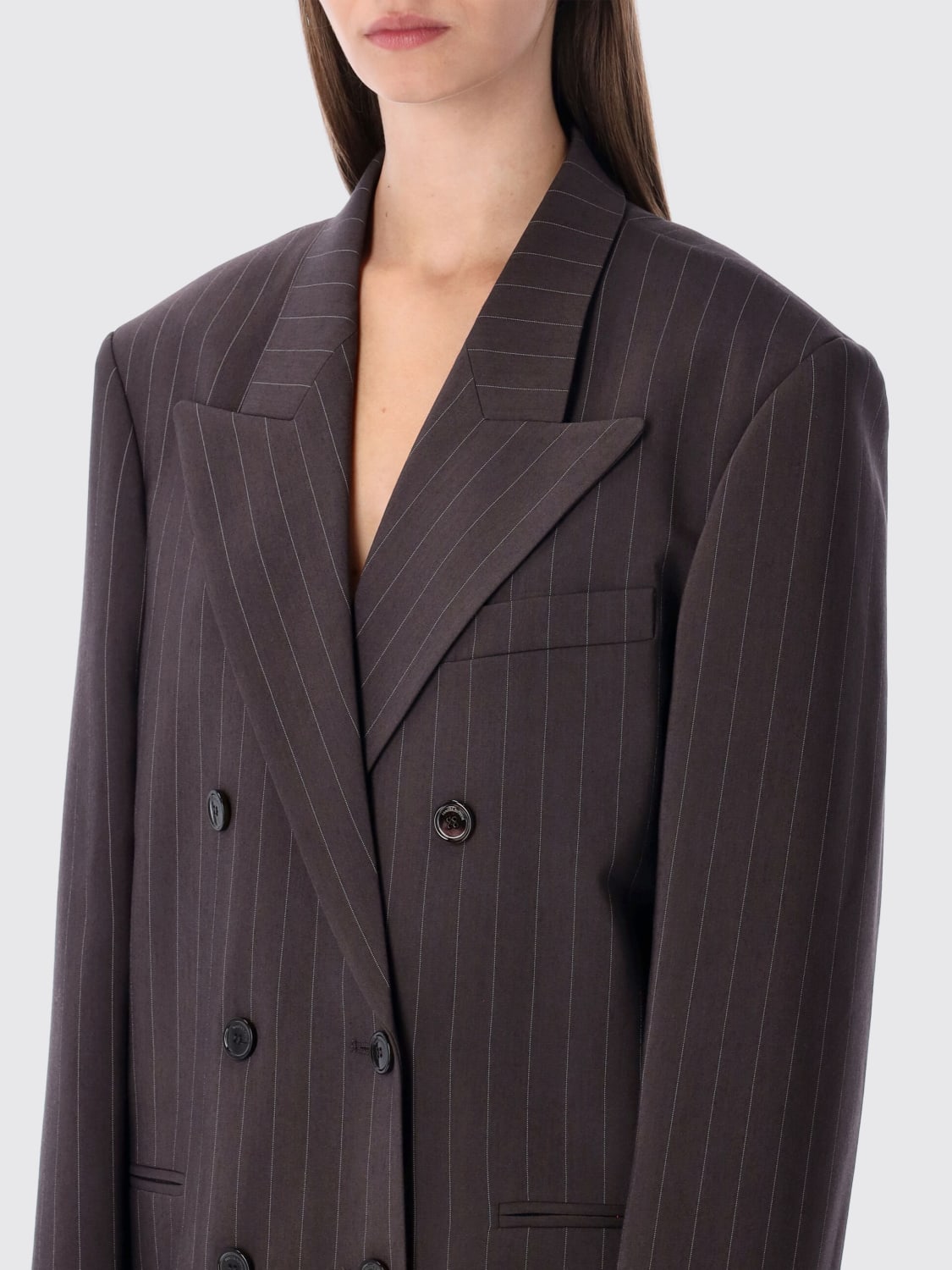 MAGDA BUTRYM JACKET: Jacket woman Magda Butrym, Brown - Img 3