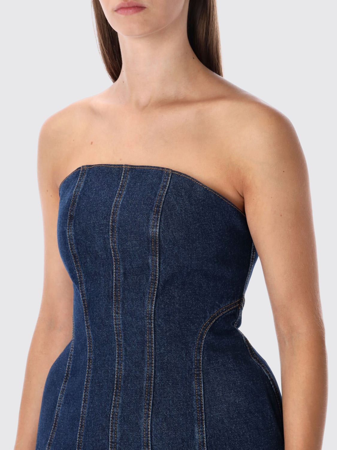 MAGDA BUTRYM TOP: Top woman Magda Butrym, Blue - Img 3