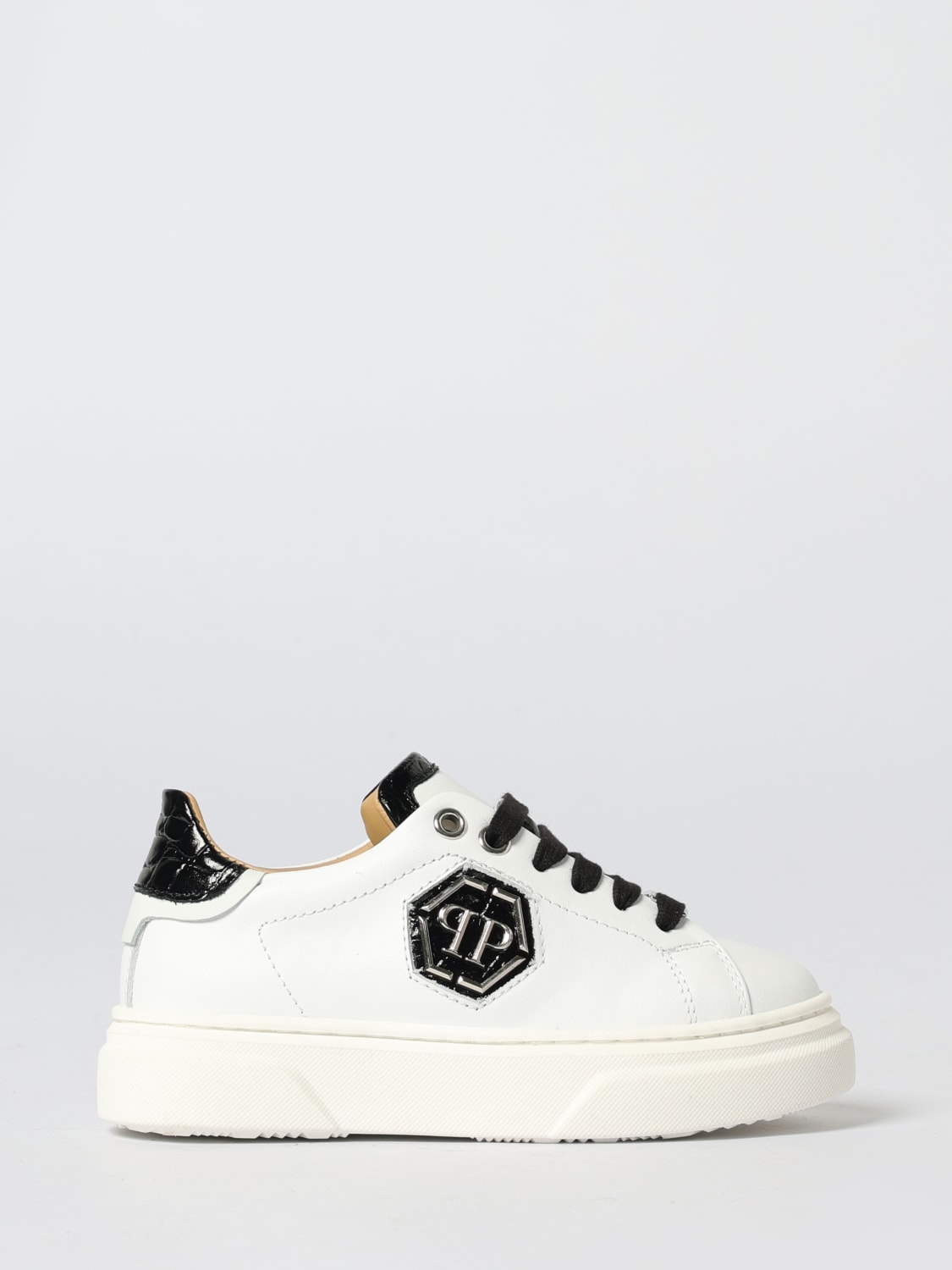 PHILIPP PLEIN SNEAKERS: Shoes kids Philipp Plein, Black - Img 1