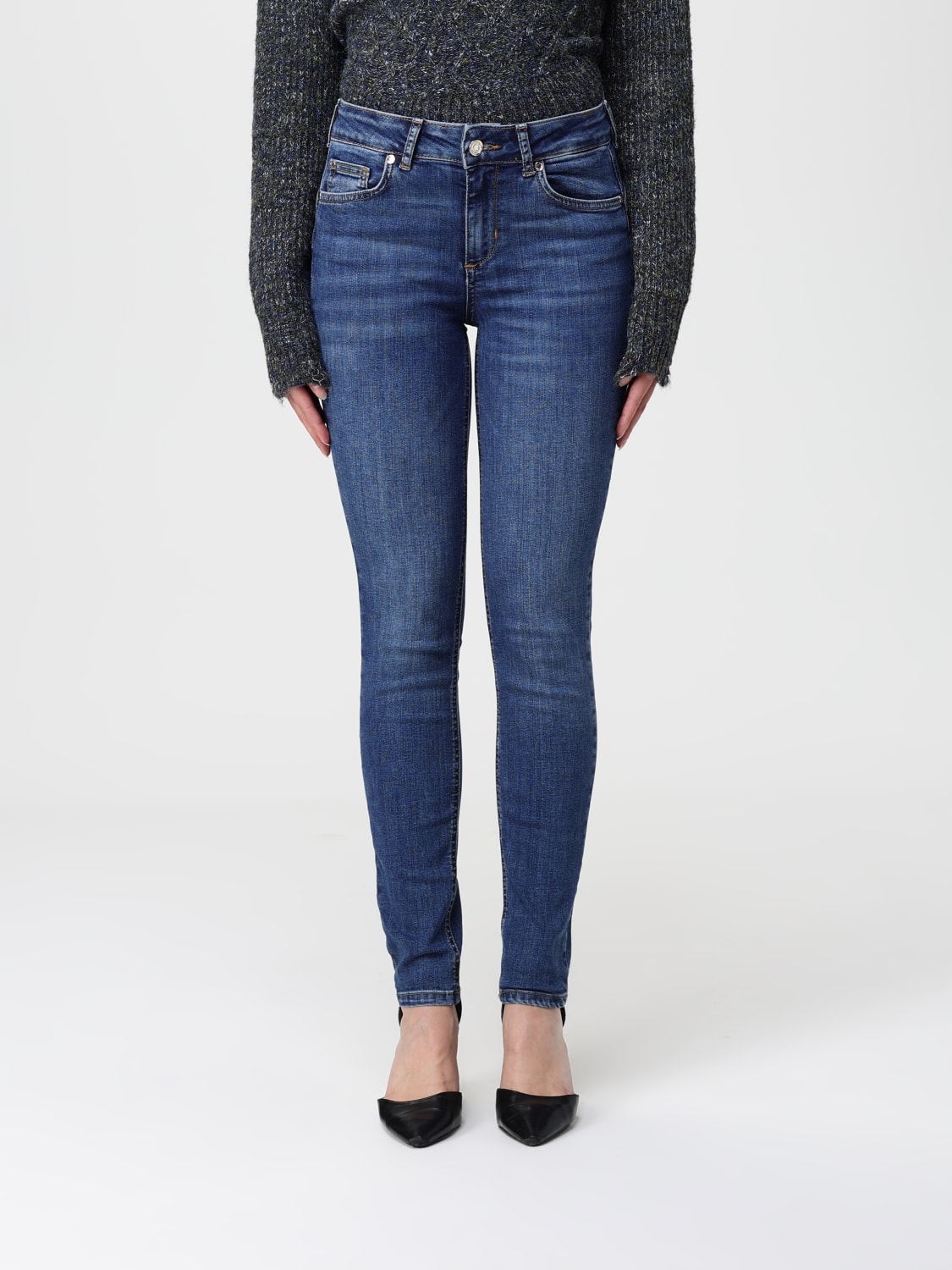 LIU JO VAQUEROS: Vaqueros mujer Liu Jo, Azul Oscuro - Img 1