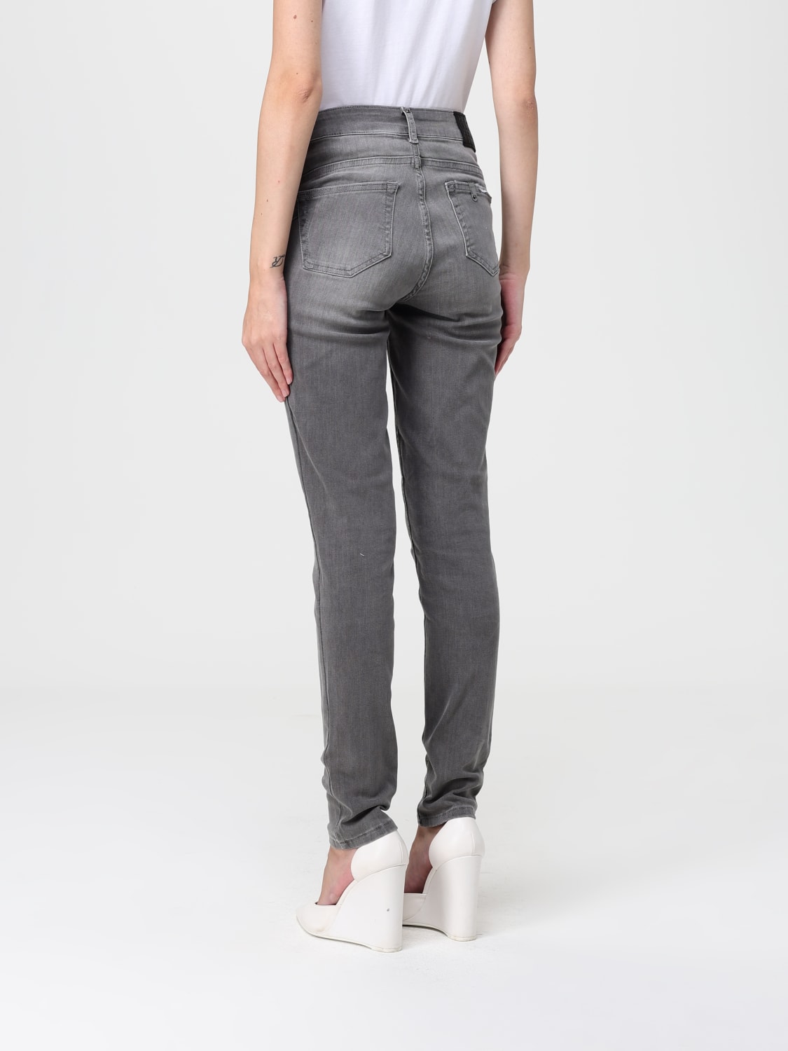 LIU JO VAQUEROS: Vaqueros mujer Liu Jo, Gris - Img 2