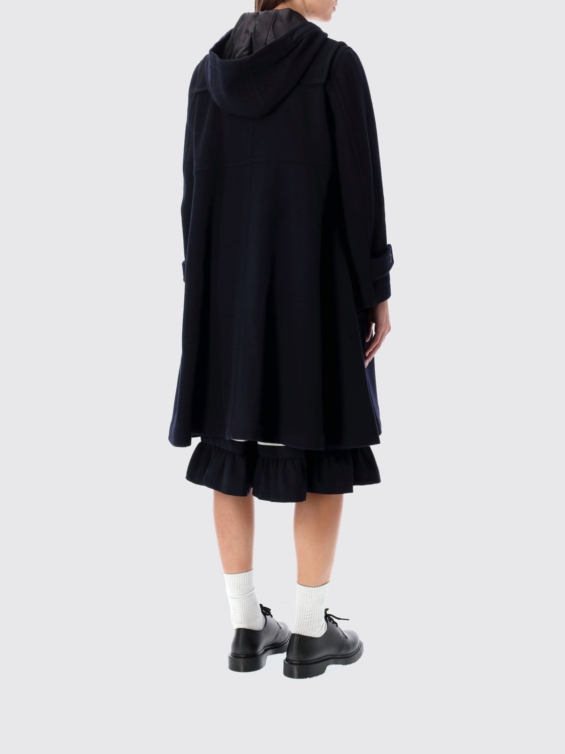 COMME DES GARÇONS COAT: Coat woman Comme Des Garçons, Blue - Img 2