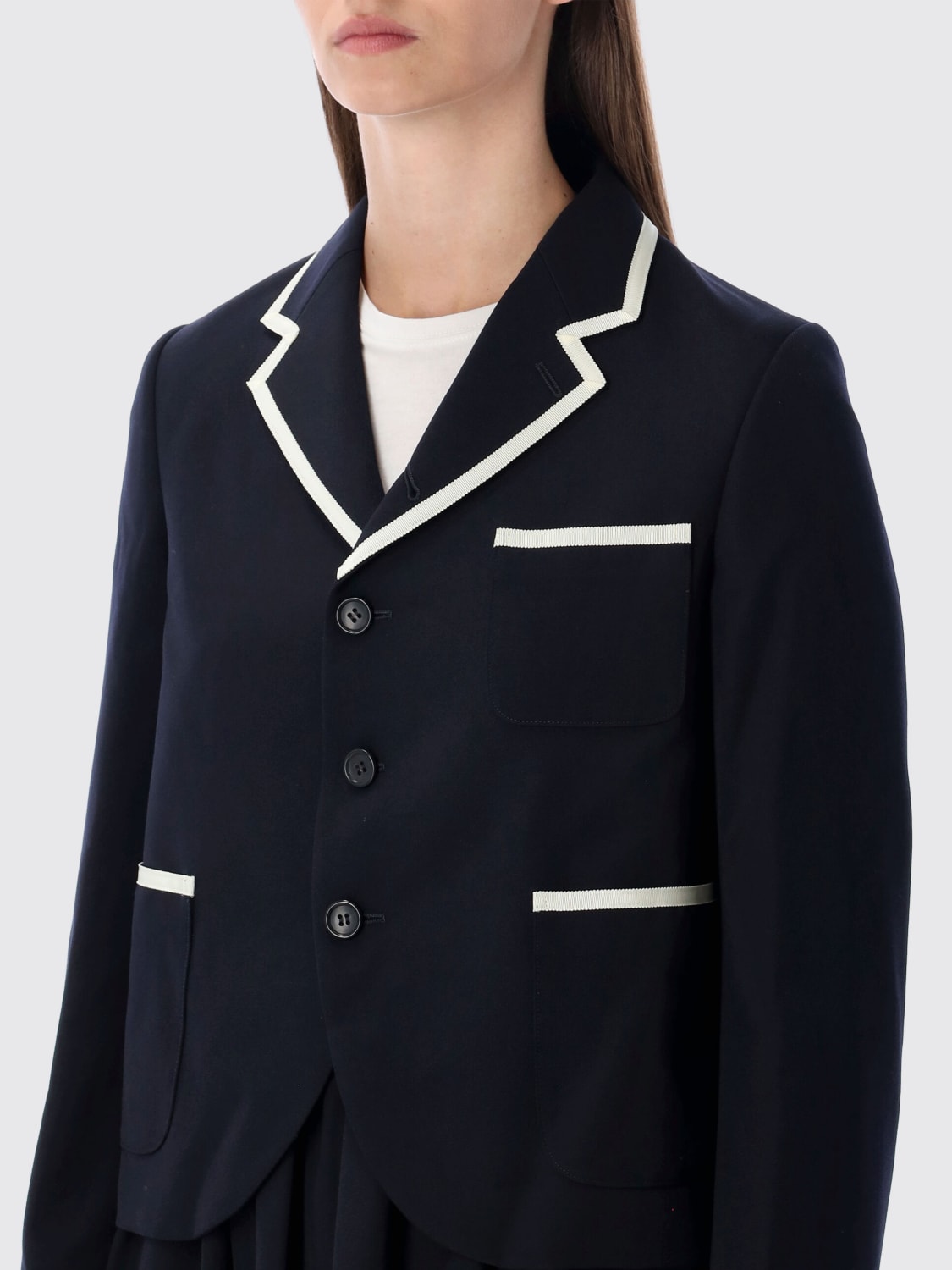 COMME DES GARÇONS ジャケット: ジャケット レディース Comme Des Garçons, ブルー - Img 3