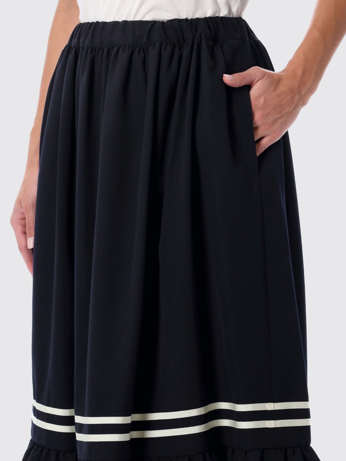 COMME DES GARÇONS JUPE: Jupe femme Comme Des Garçons, Bleu - Img 3