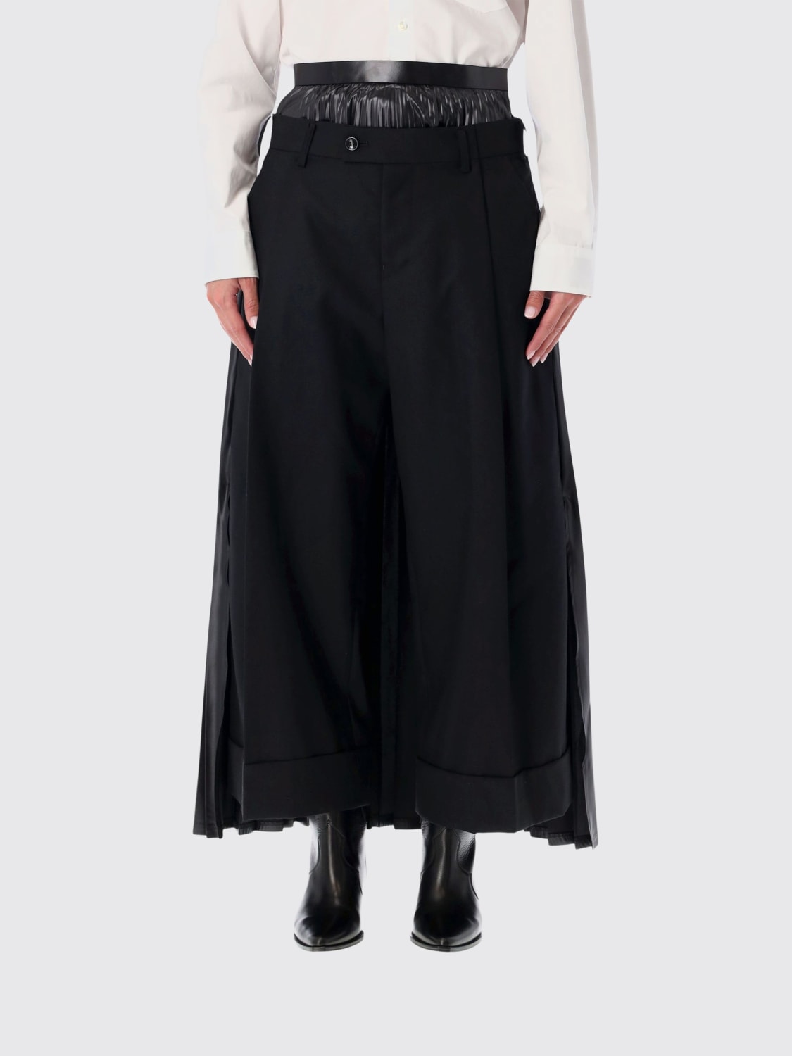JUNYA WATANABE PANTS: Pants woman Junya Watanabe, Black - Img 1