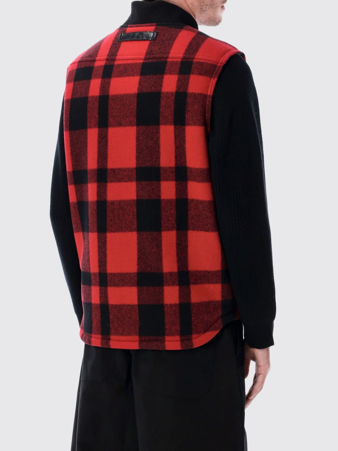 JUNYA WATANABE SUIT VEST: Jacket men Junya Watanabe, Black - Img 2