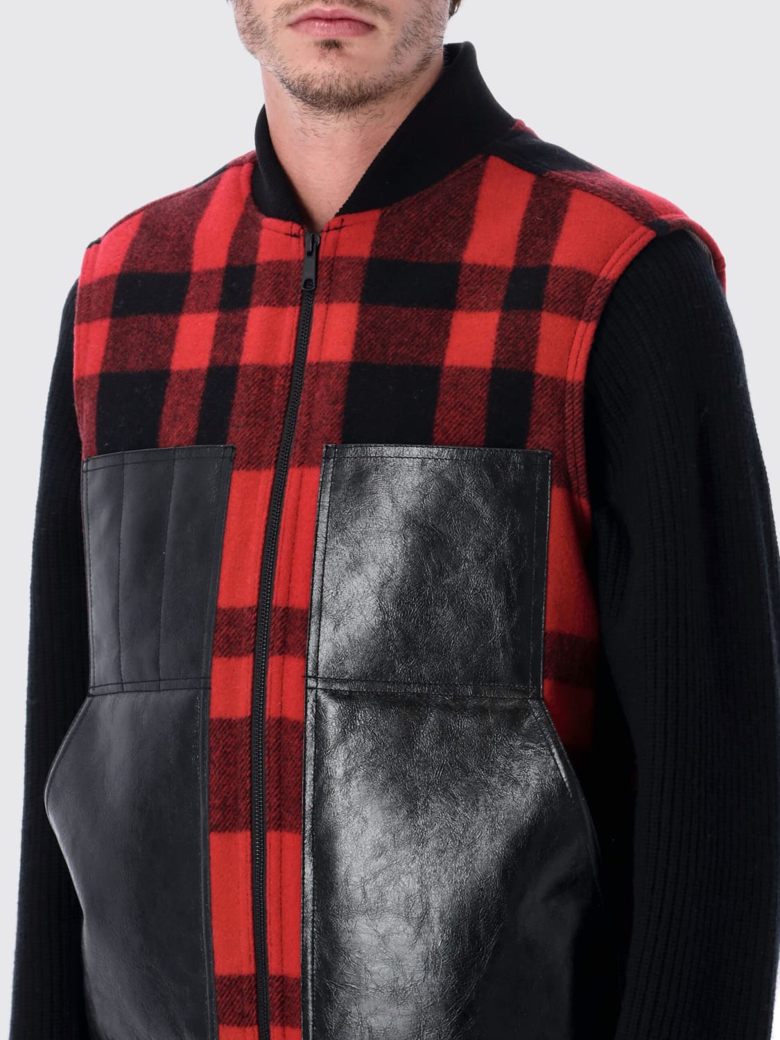 JUNYA WATANABE SUIT VEST: Jacket men Junya Watanabe, Black - Img 3