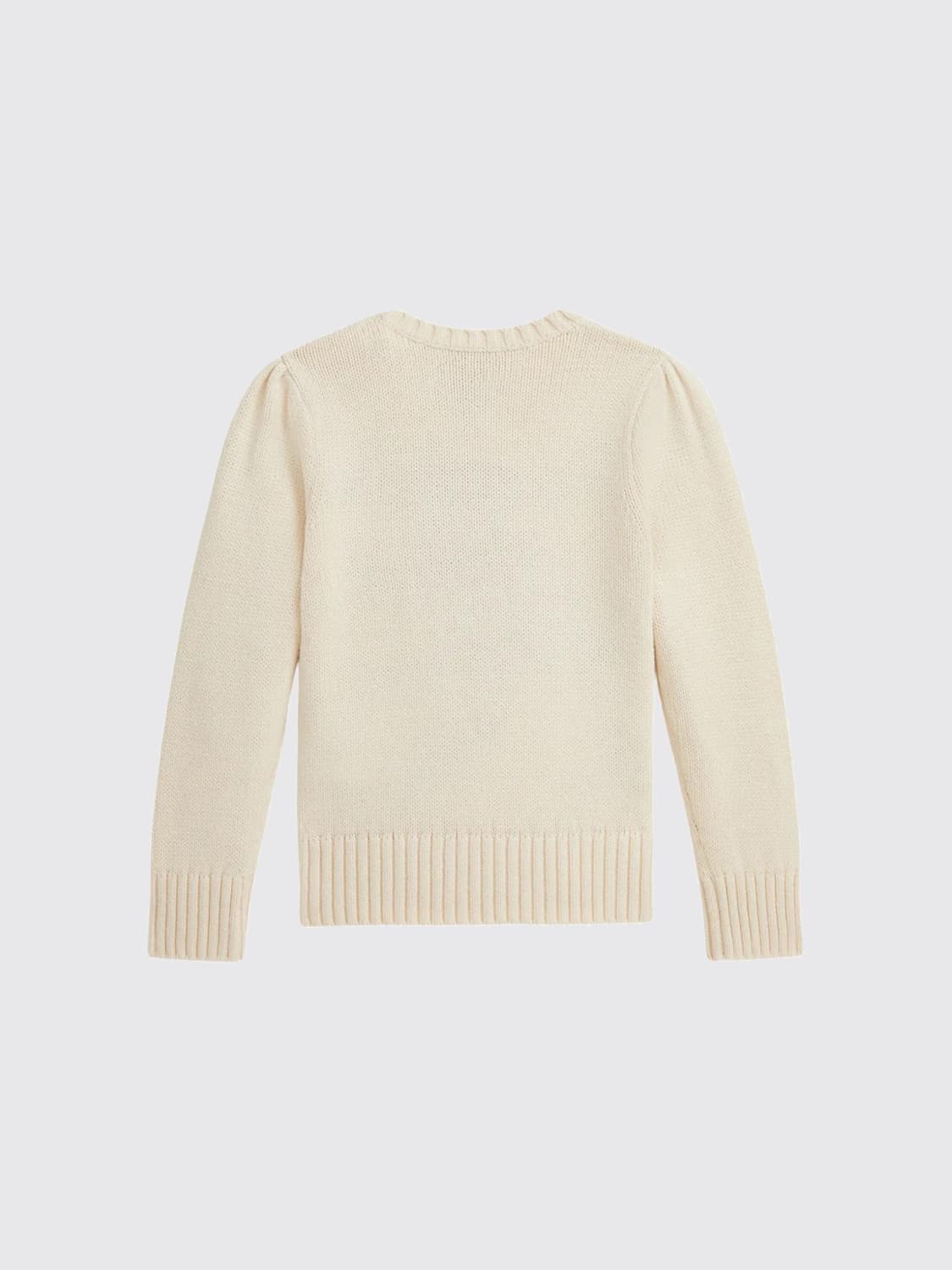 POLO RALPH LAUREN SWEATER: Sweater kids Polo Ralph Lauren, White - Img 2