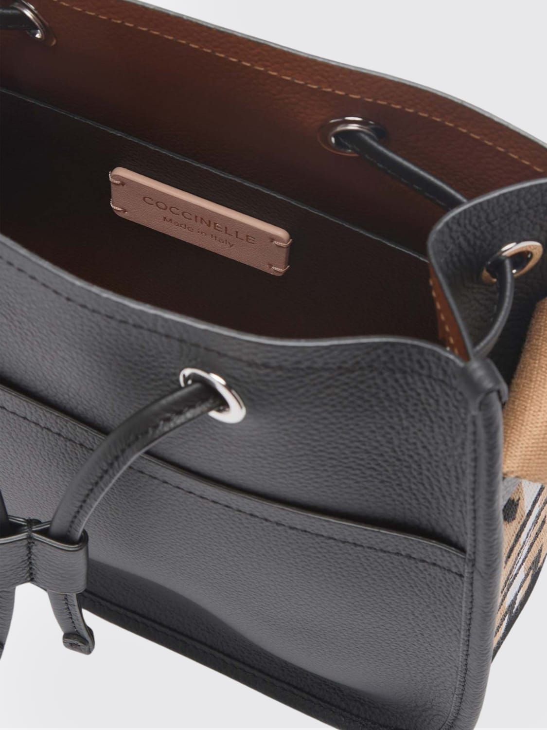 COCCINELLE SAC BANDOULIÈRE: Sac porté épaule femme Coccinelle, Noir - Img 3