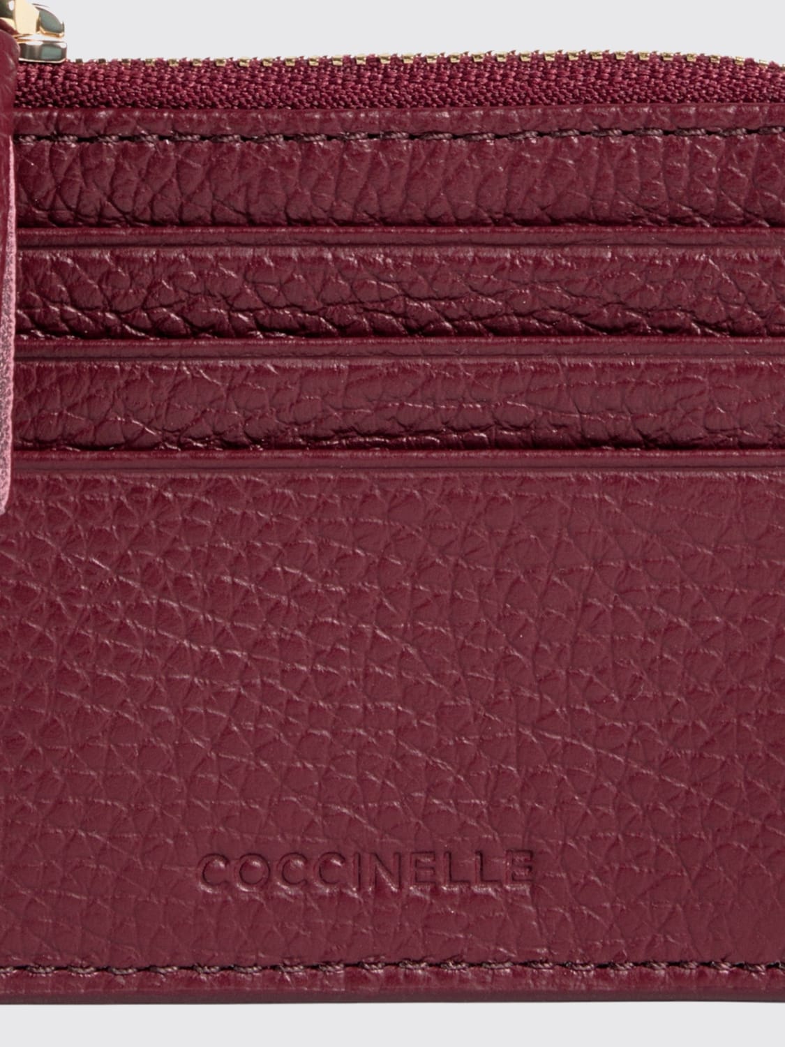 COCCINELLE CARTERA: Cartera mujer Coccinelle, Rojo - Img 4