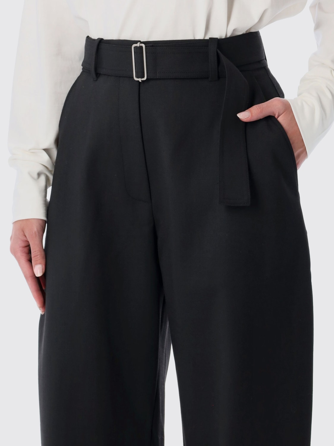 STUDIO NICHOLSON PANTALONES: Pantalones mujer Studio Nicholson, Negro - Img 3