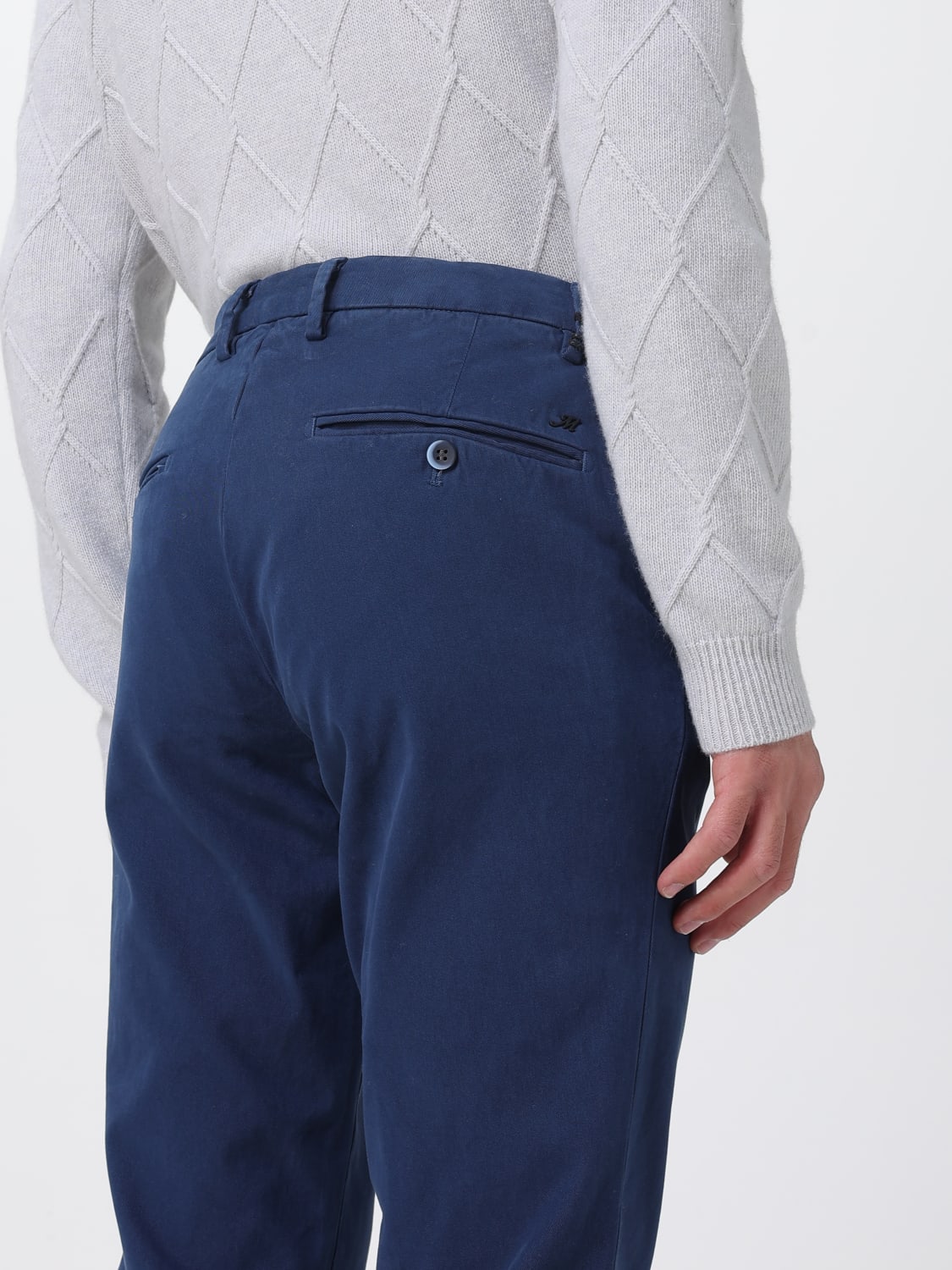 MASON'S PANTS: Pants men Mason's, Gnawed Blue - Img 3