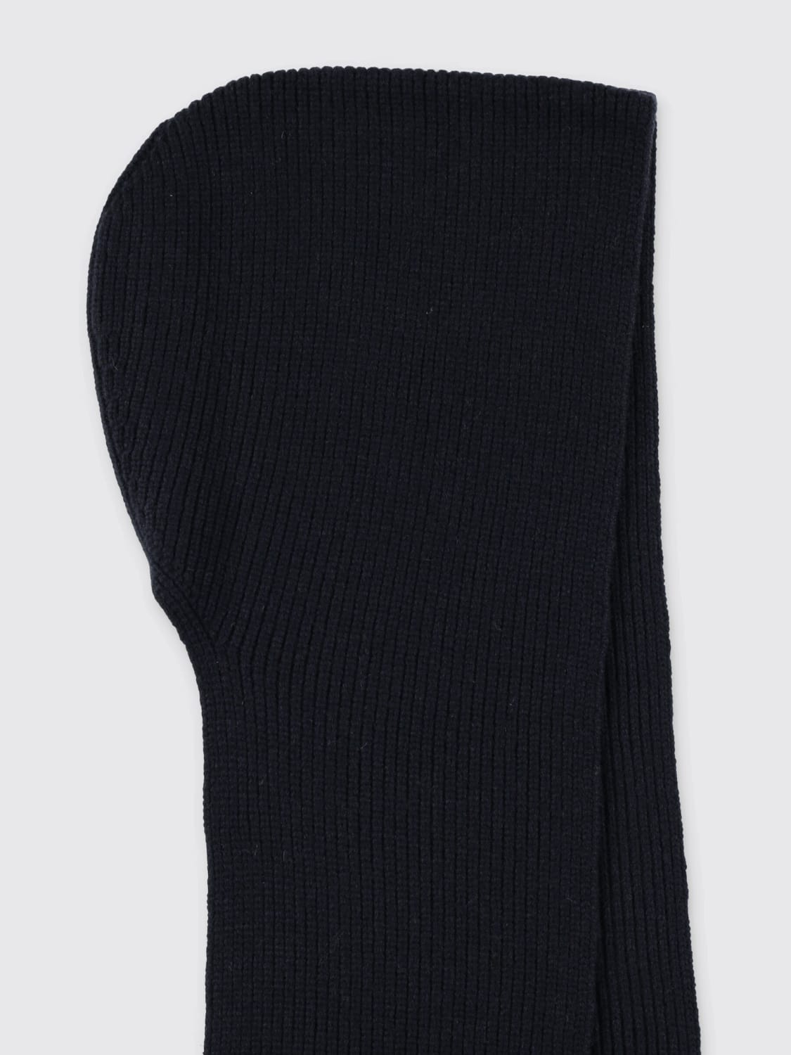 STUDIO NICHOLSON SCIARPA: Sciarpa con cappuccio Studio Nicholson in lana a coste , Blue Navy - Img 3