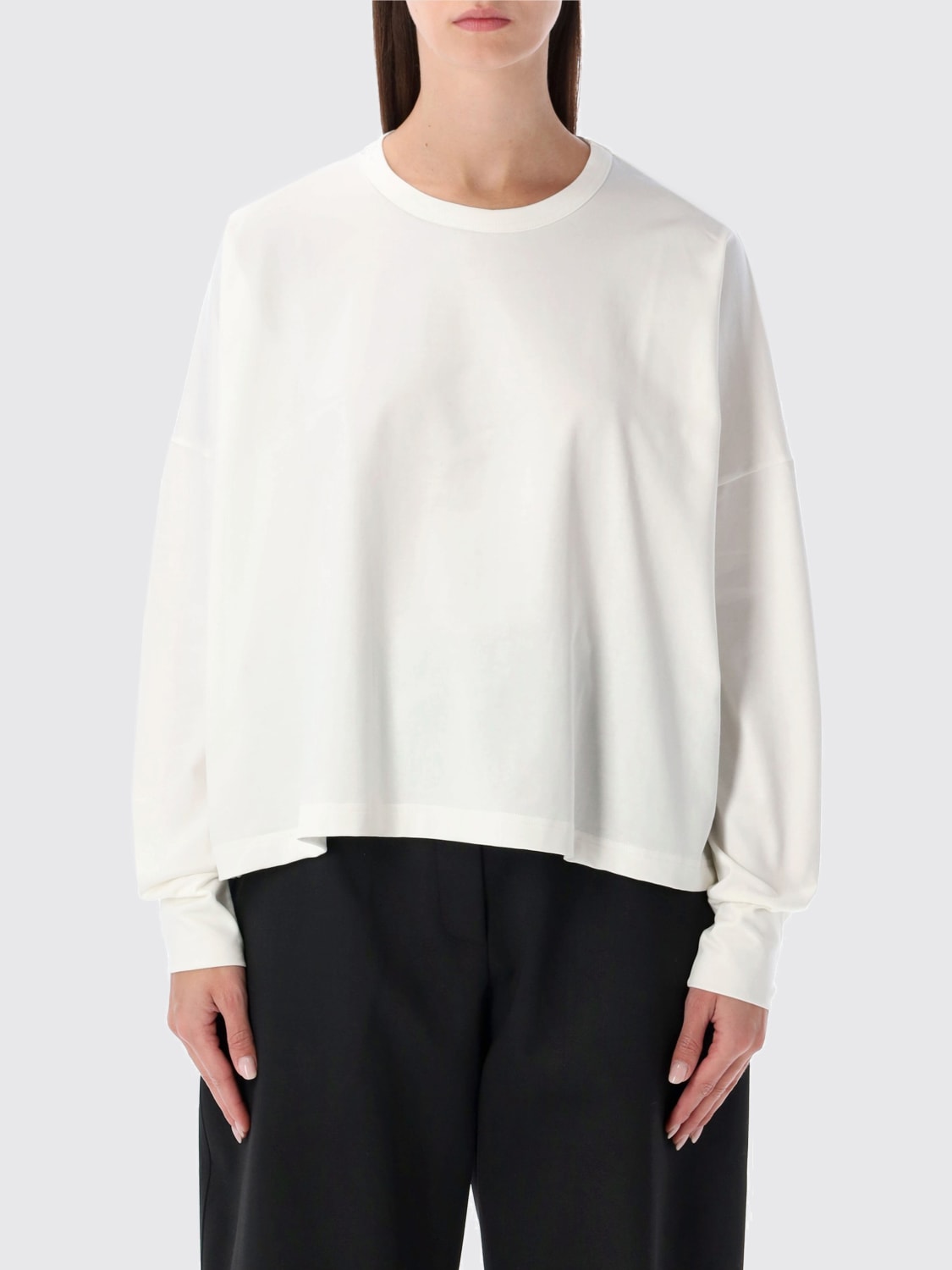 STUDIO NICHOLSON T-SHIRT: T-shirt femme Studio Nicholson, Blanc - Img 1