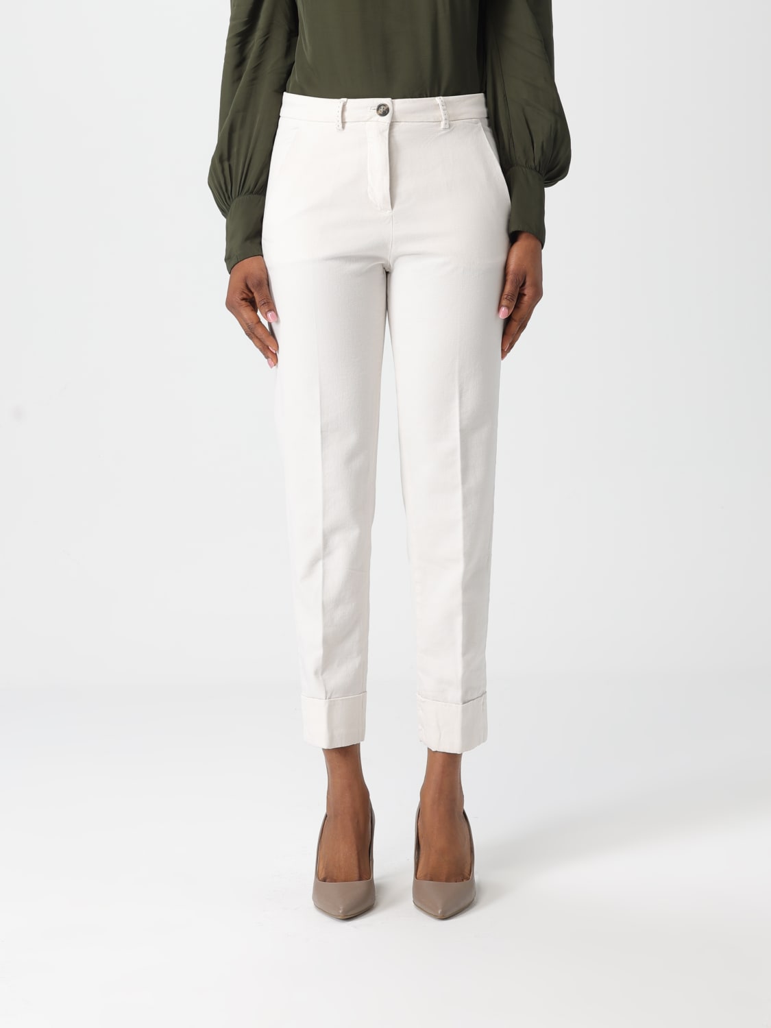 MASON'S PANTS: Pants woman Mason's, White - Img 1