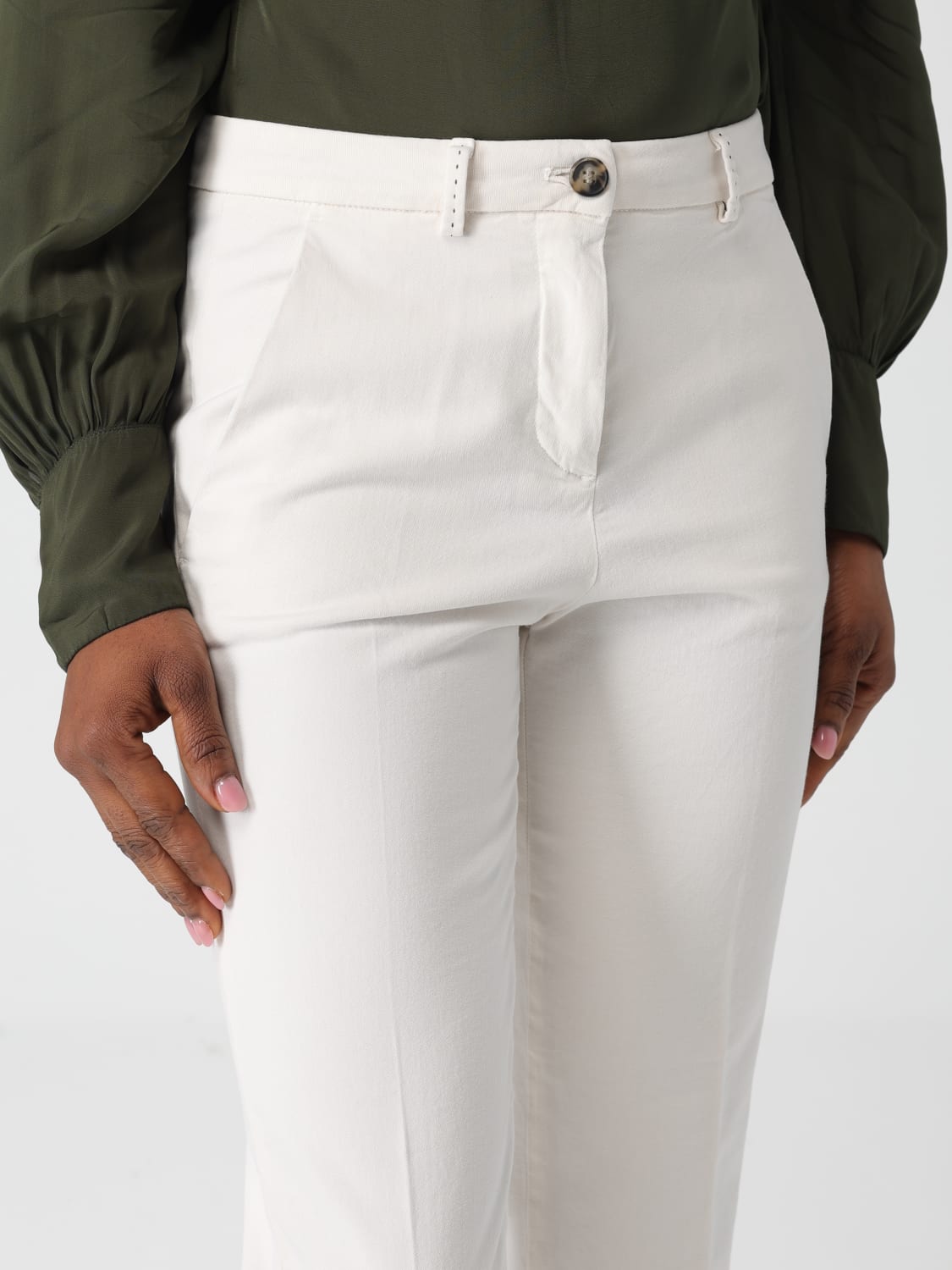 MASON'S PANTS: Pants woman Mason's, White - Img 3