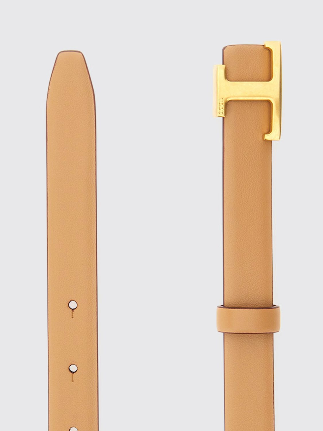 TOD'S CINTURA: Cintura Timeless Tod's reversibile in pelle , Beige - Img 3