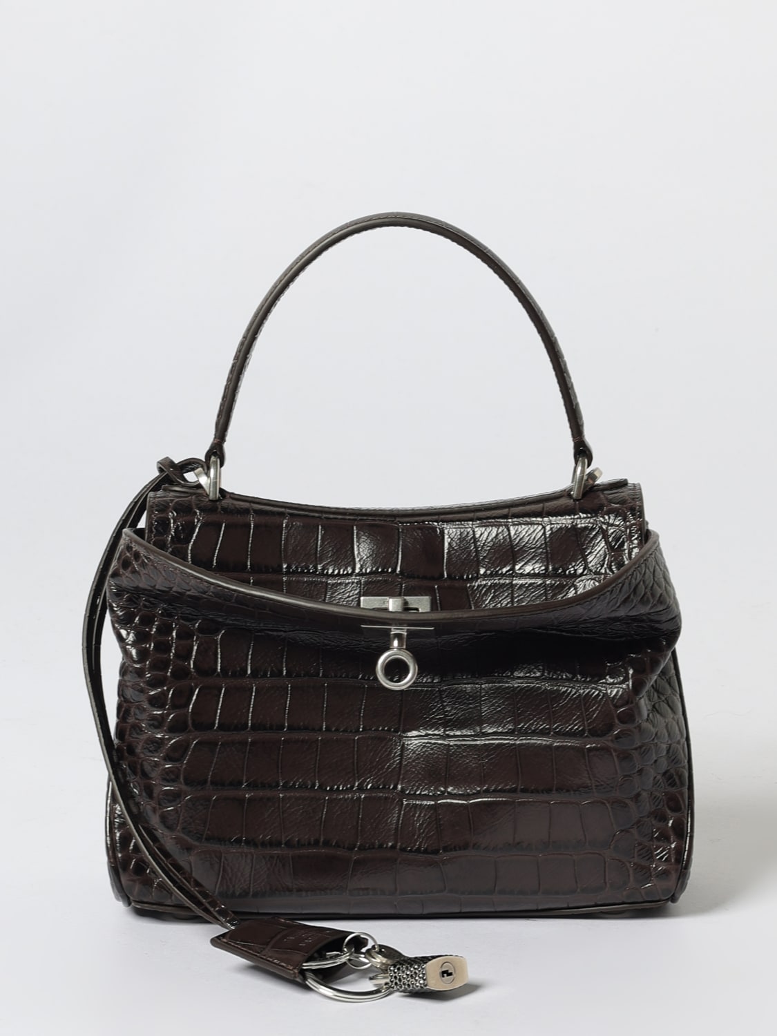 BALENCIAGA MINI BAG: Handbag woman Balenciaga, Brown - Img 1