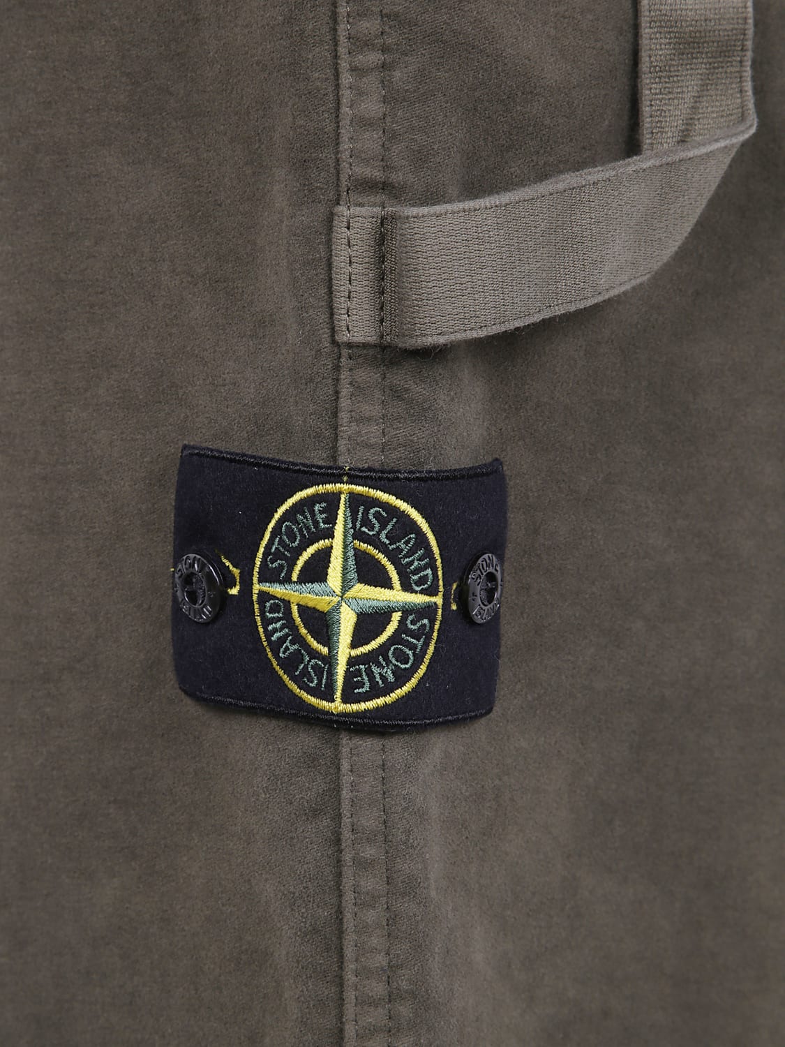 STONE ISLAND PANTS: Pants men Stone Island, Military - Img 3