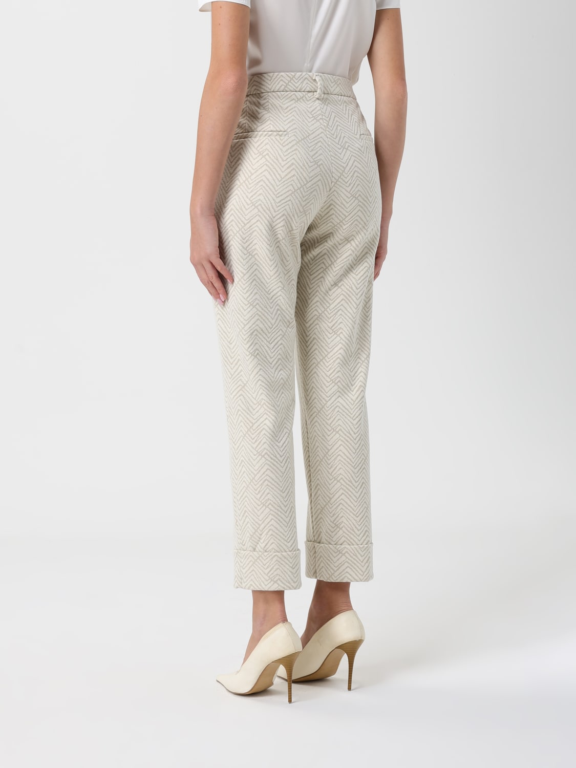 MASON'S 裤子: 裤子 女士 Mason's, 白色 - Img 2