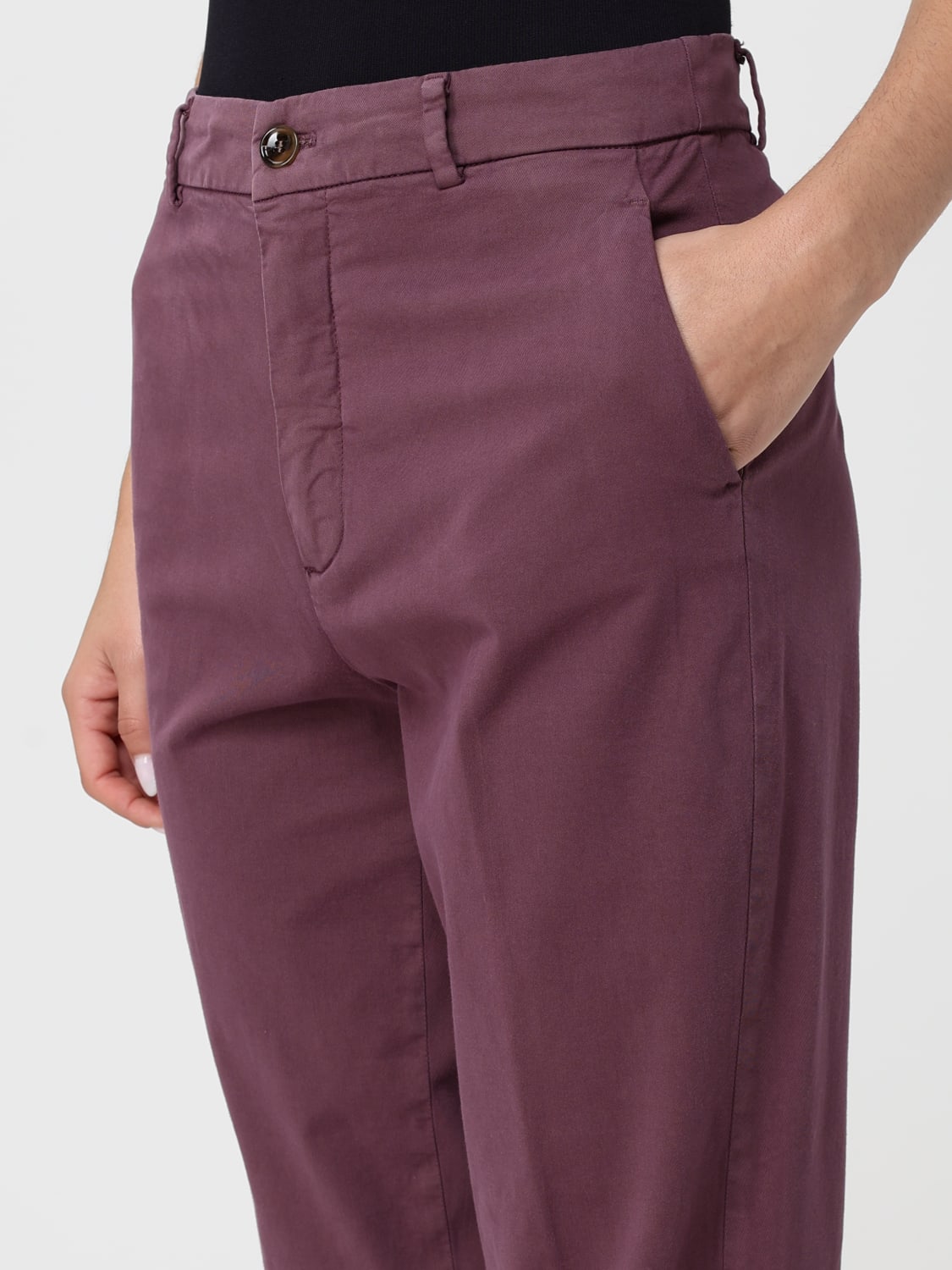 MASON'S PANTS: Pants woman Mason's, Plum - Img 3