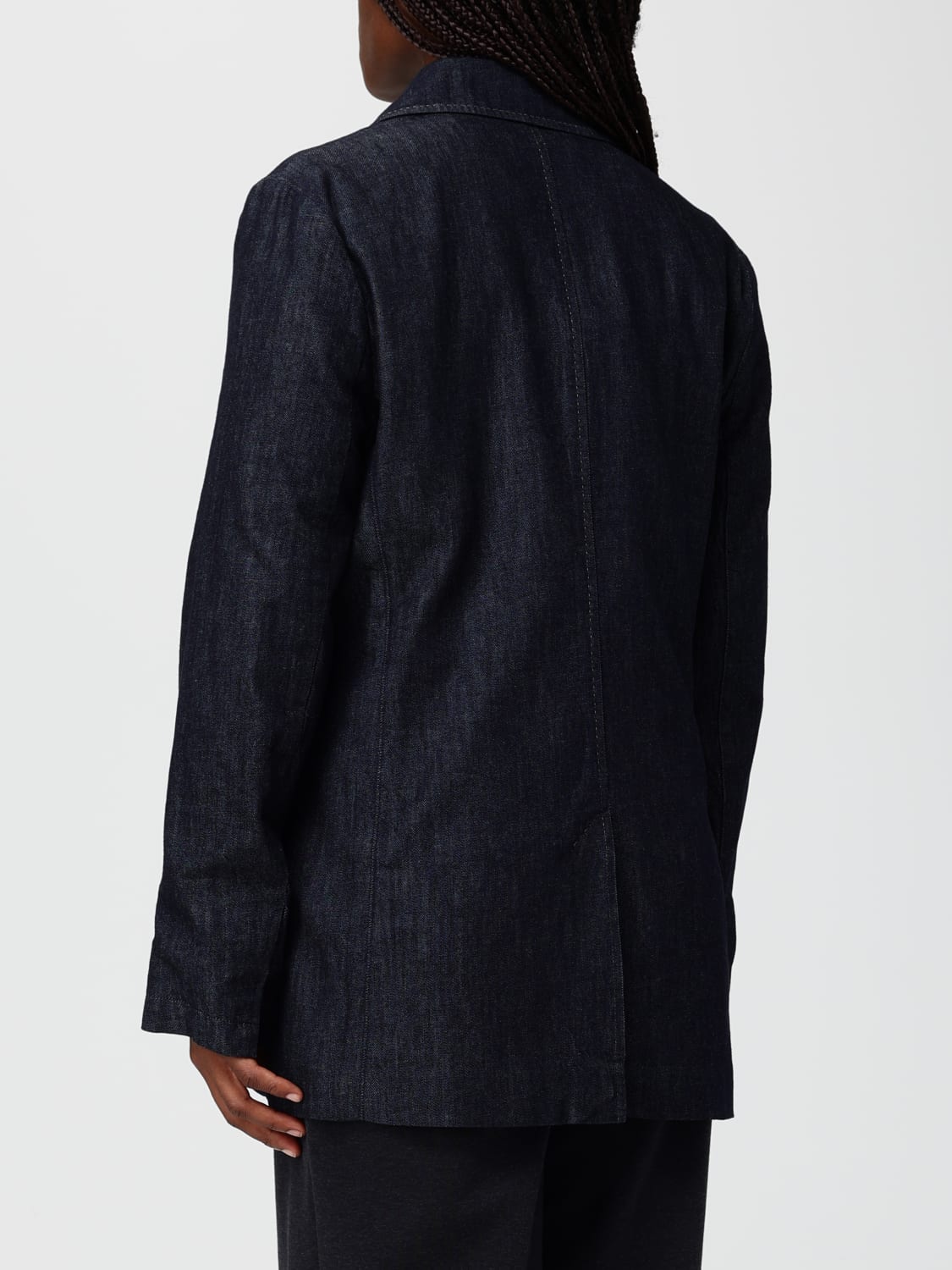 'S MAX MARA JACKET: Jacket woman 's Max Mara, Blue - Img 3