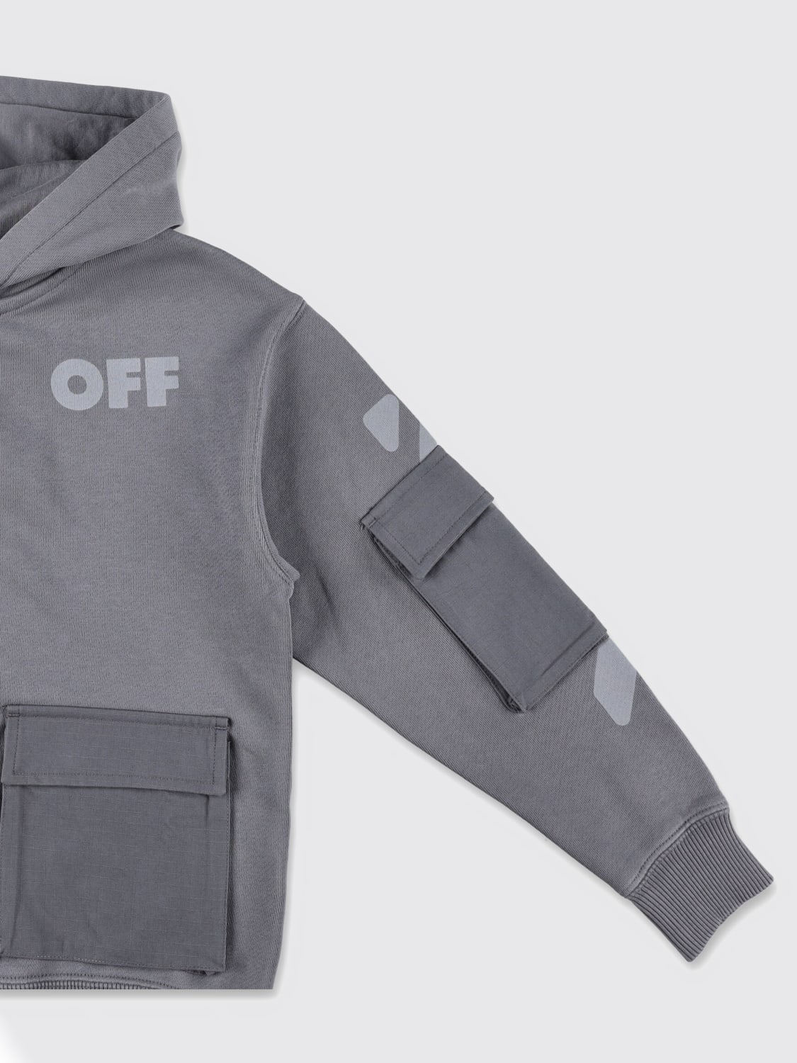 OFF-WHITE KIDS SWEATER: Sweater kids Off-white Kids, Grey - Img 3