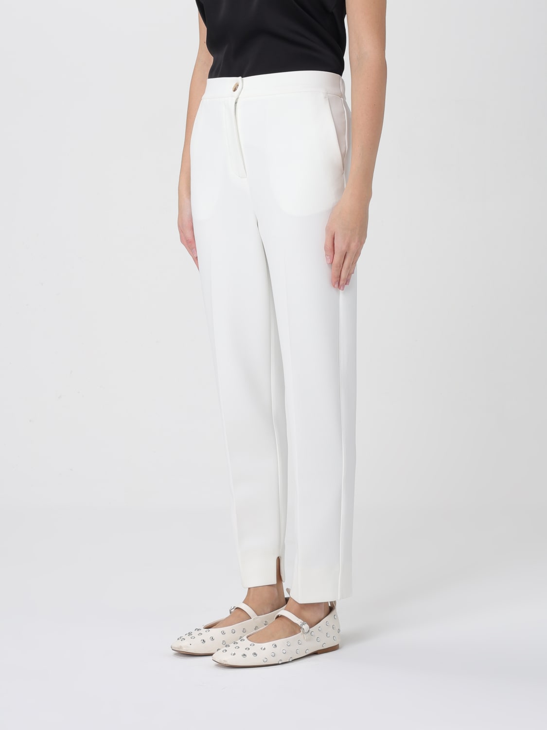 MM MAX MARA HOSE: Hose damen Mm Max Mara, Weiß - Img 3