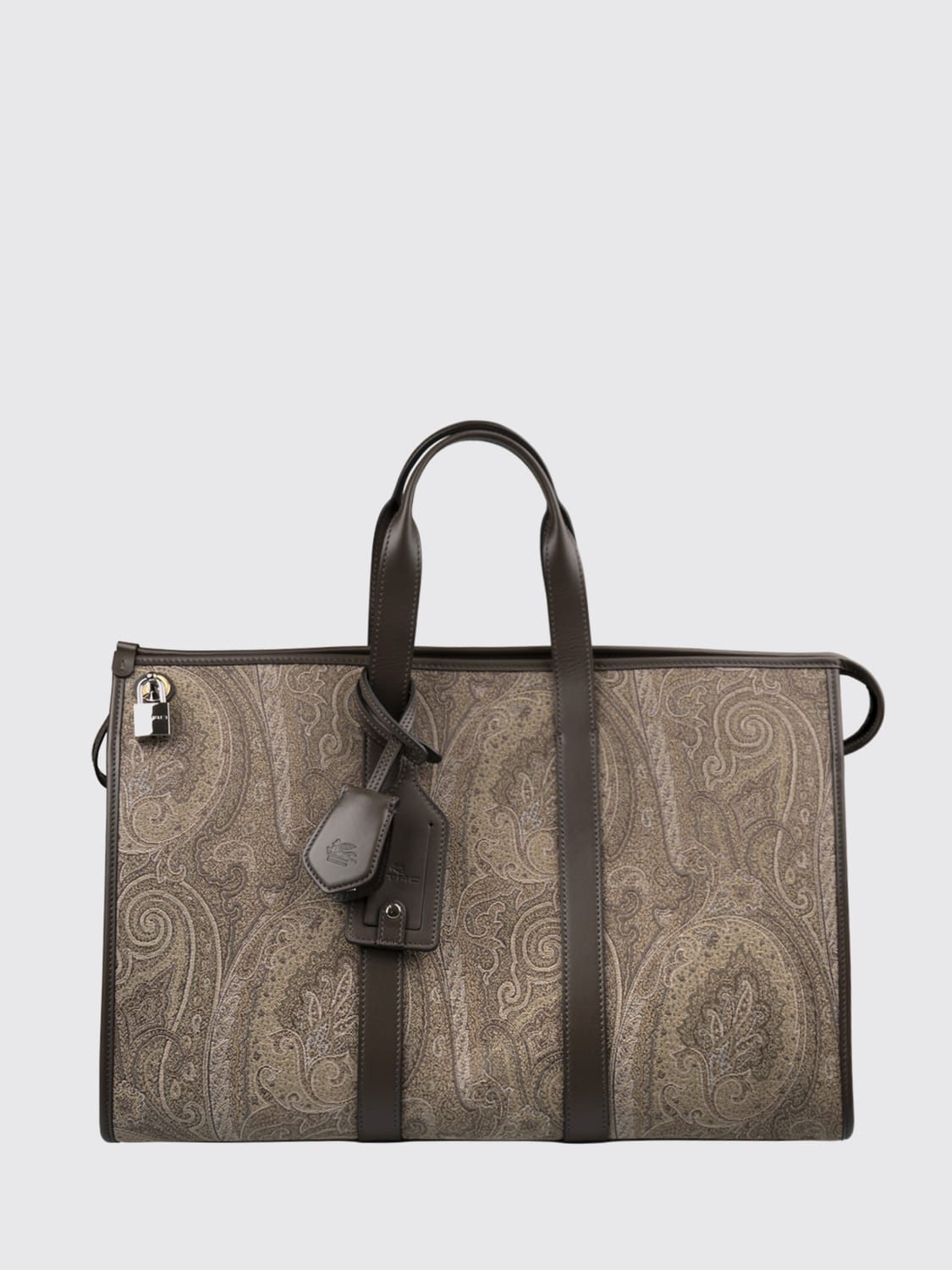 ETRO トラベルバッグ: バッグ メンズ Etro, ブラウン - Img 1