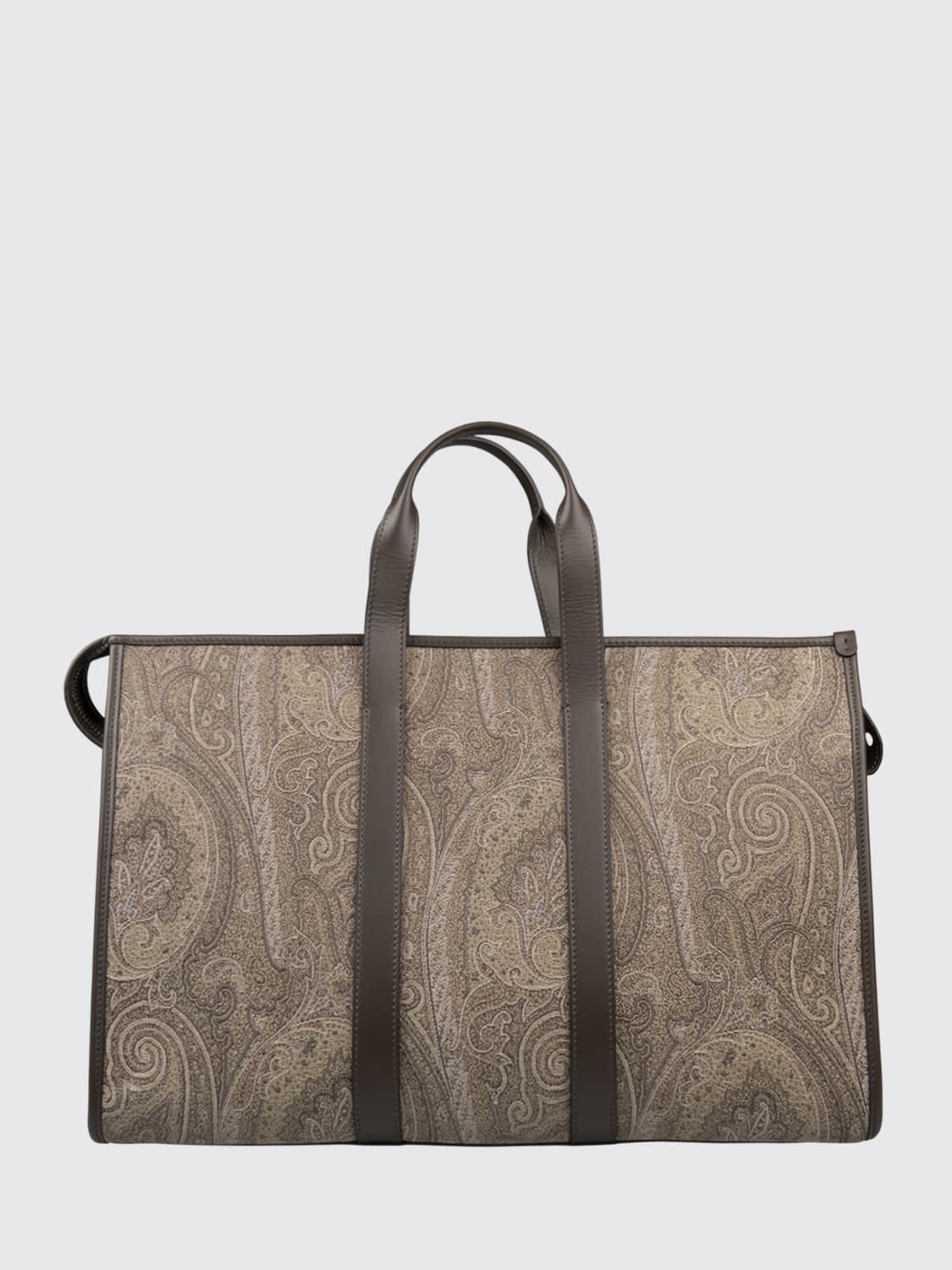 ETRO トラベルバッグ: バッグ メンズ Etro, ブラウン - Img 2