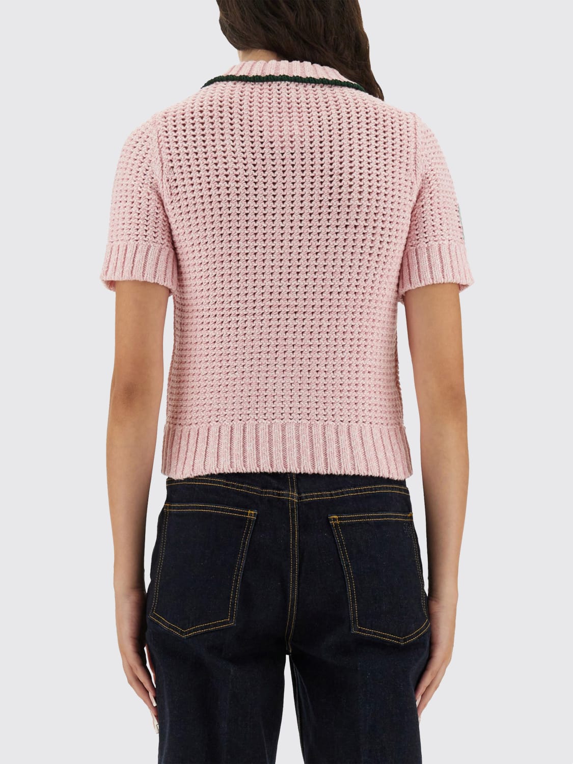 CASABLANCA POLO SHIRT: Polo shirt woman Casablanca, Pink - Img 3