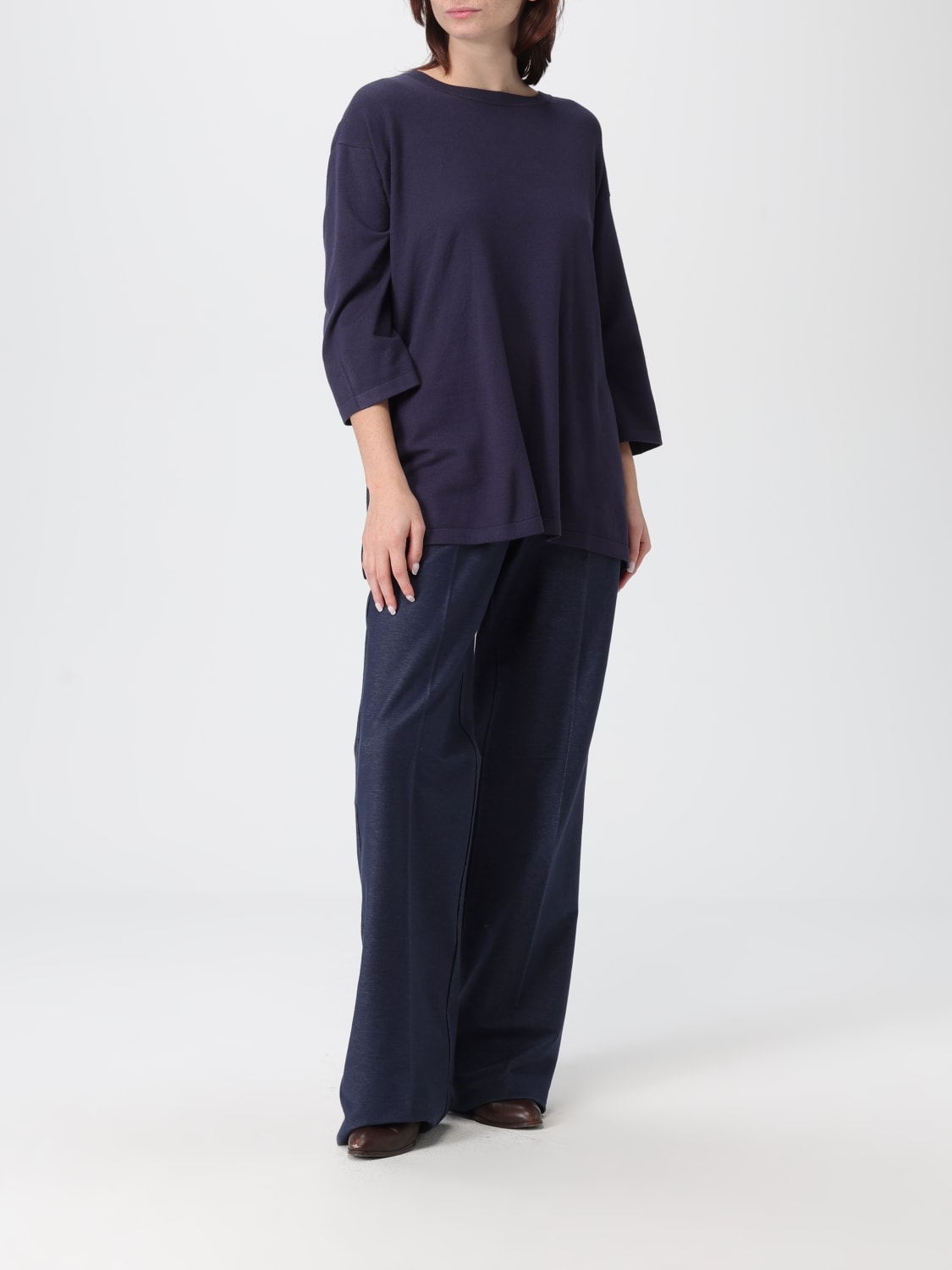 MM MAX MARA PANTALONES: Vaqueros mujer Mm Max Mara, Azul Marino - Img 2