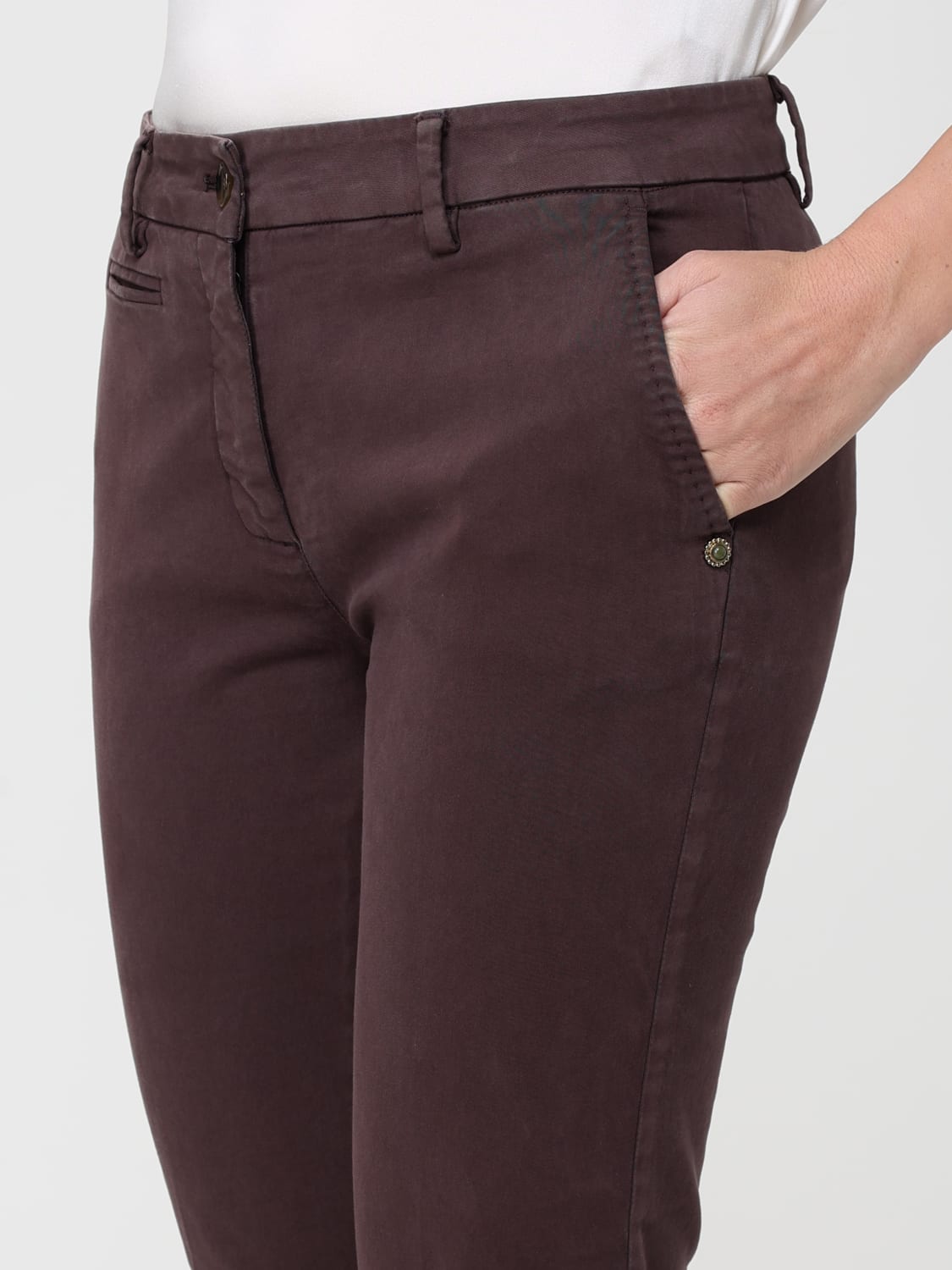 MASON'S PANTS: Pants woman Mason's, Brown - Img 3