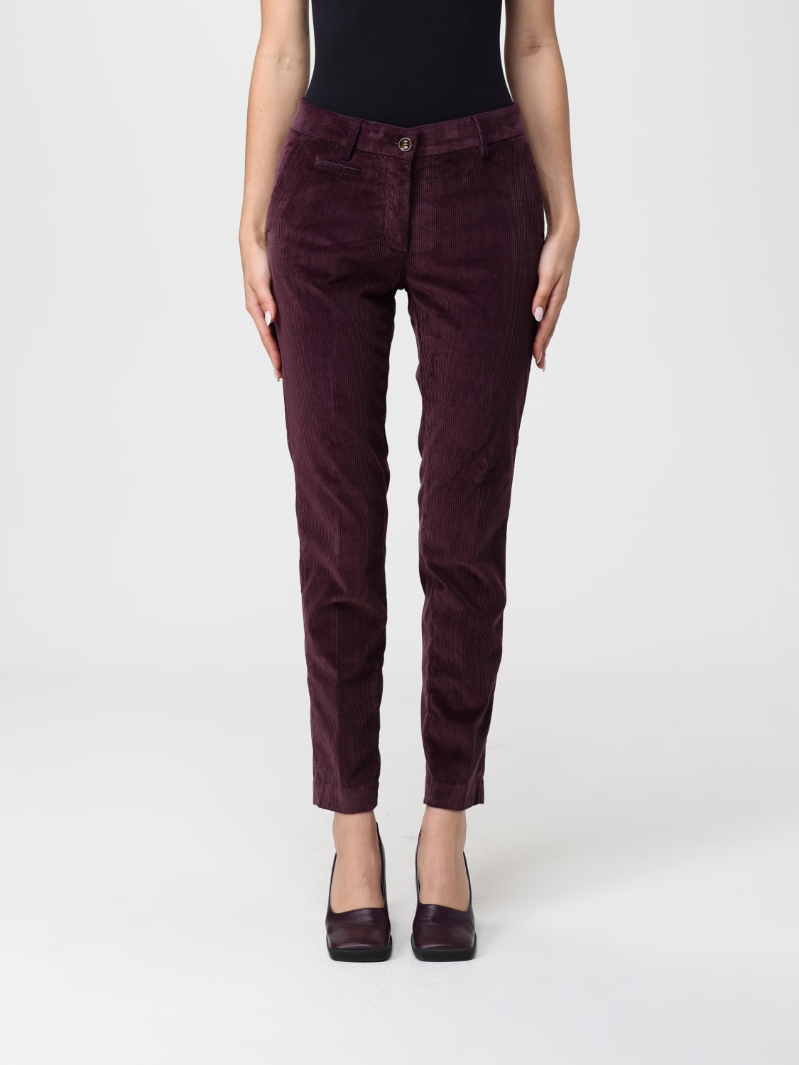 MASON'S PANTS: Pants woman Mason's, Plum - Img 1