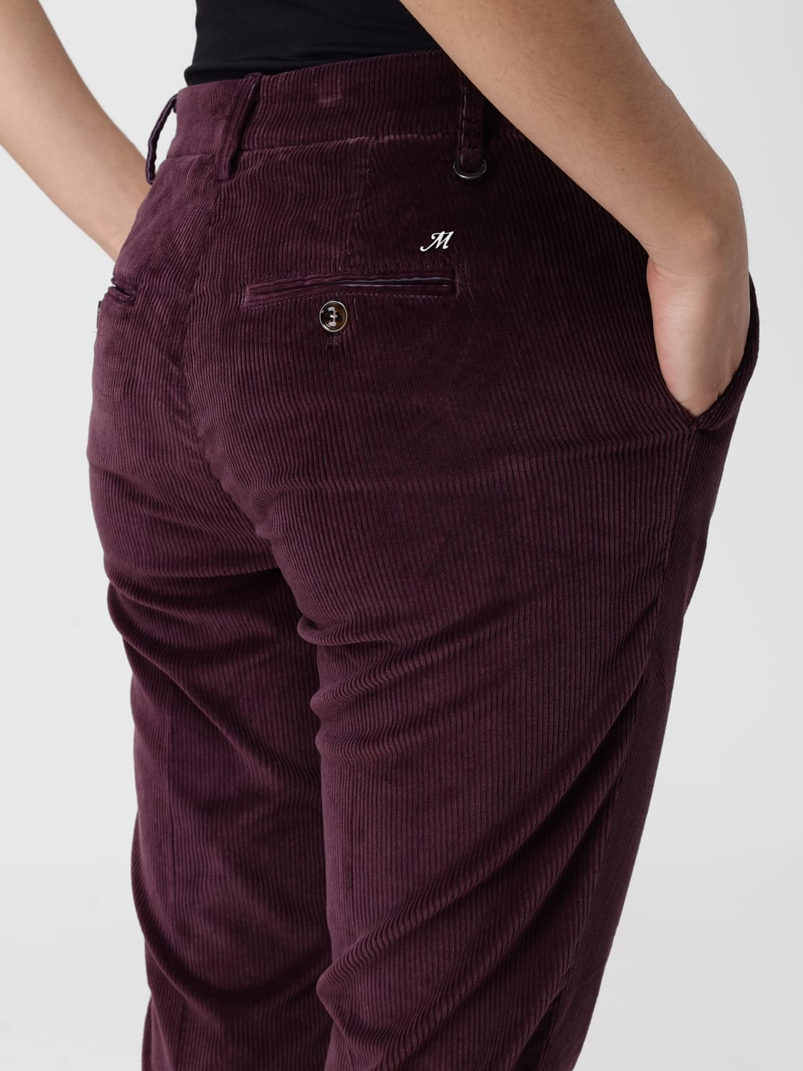 MASON'S PANTS: Pants woman Mason's, Plum - Img 3