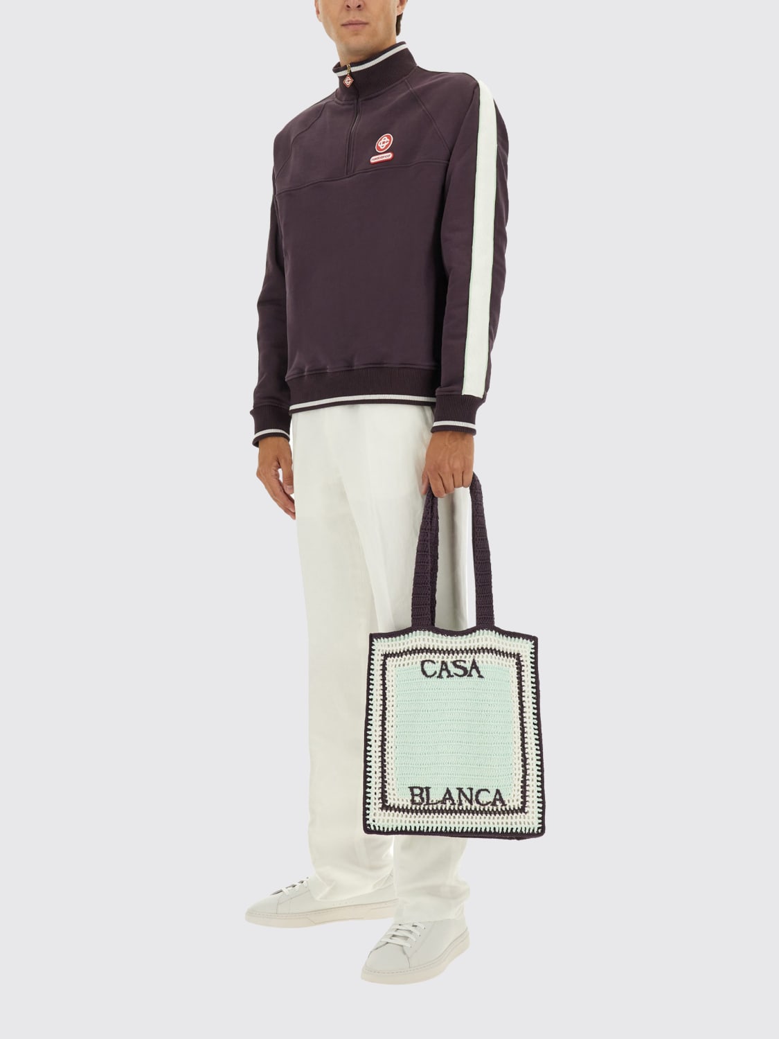 CASABLANCA 卫衣: 卫衣 男士 Casablanca, 紫色 - Img 2