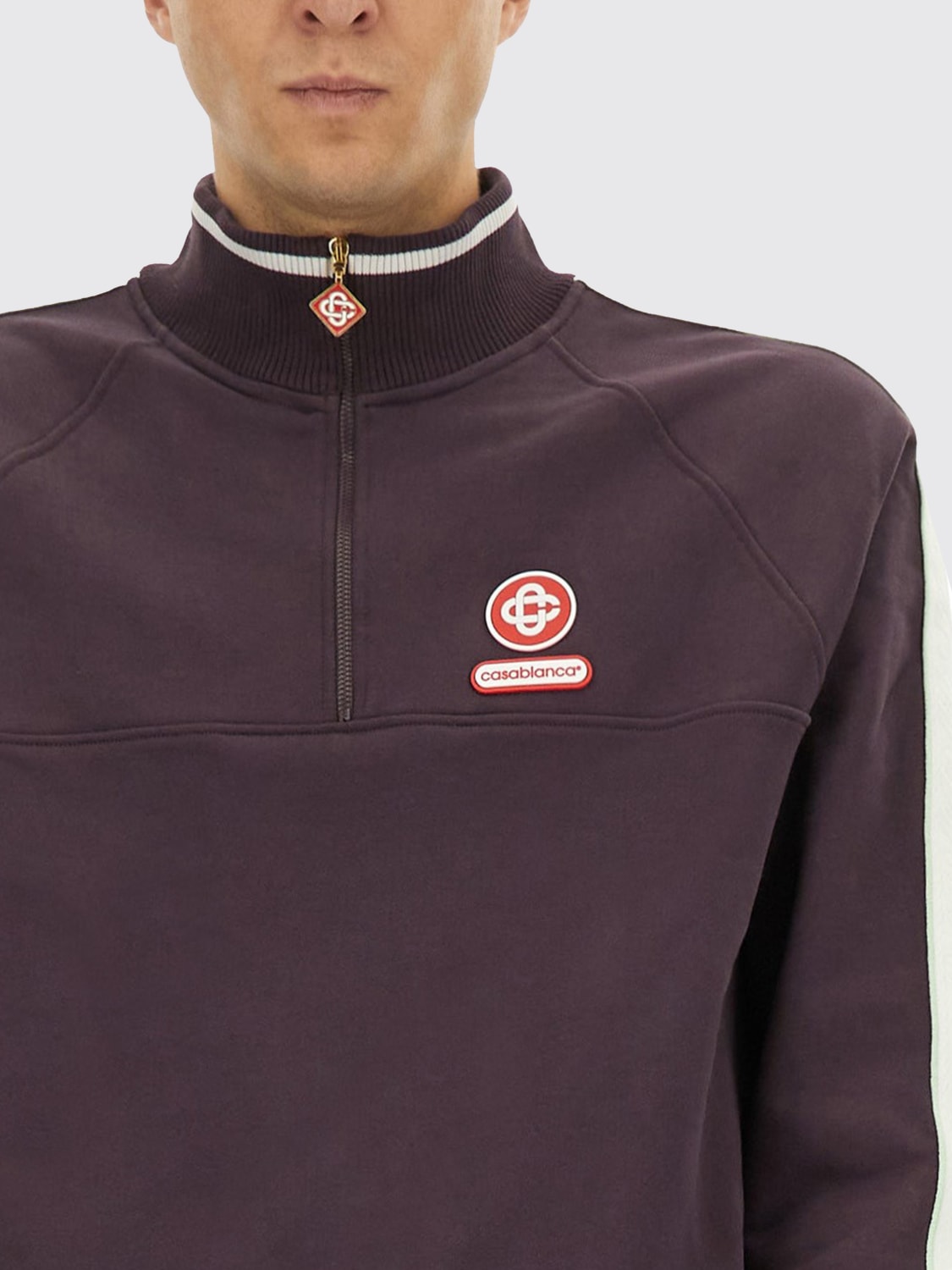 CASABLANCA 卫衣: 卫衣 男士 Casablanca, 紫色 - Img 4