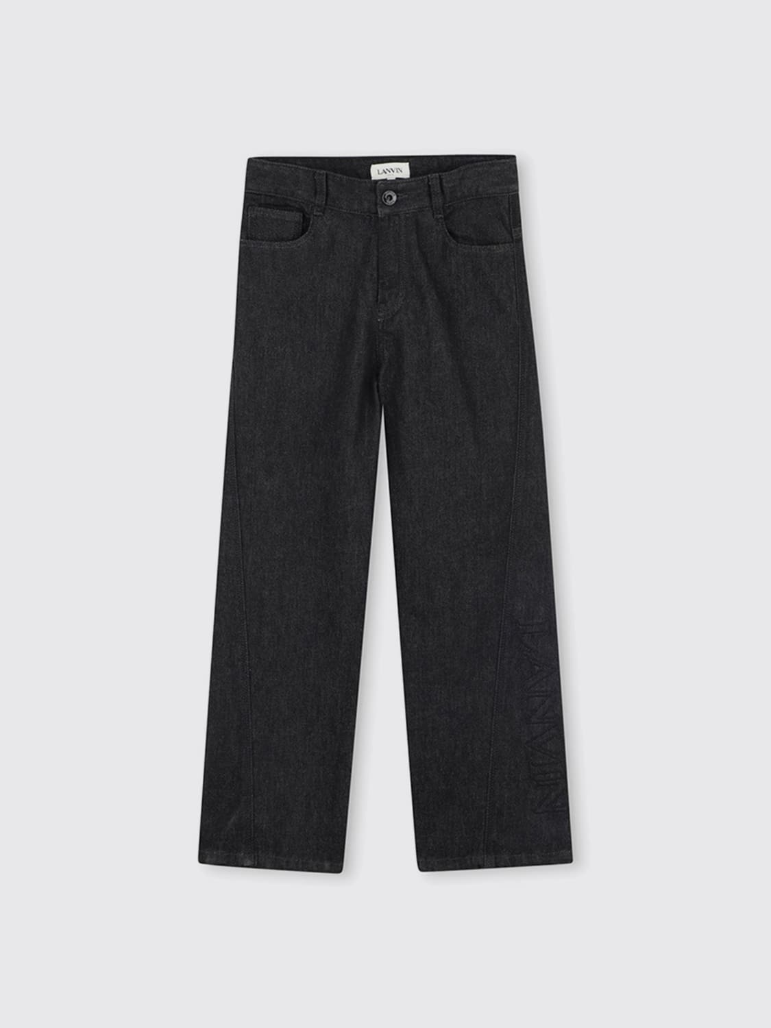 LANVIN PANTS: Pants kids Lanvin, Black - Img 1