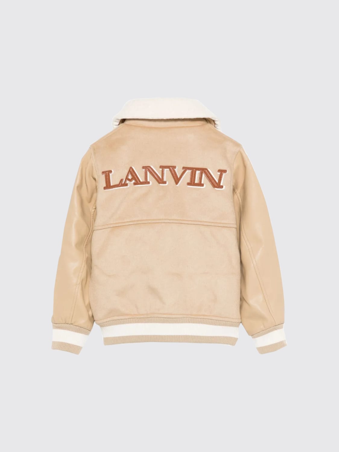 LANVIN CHAQUETA: Abrigo niños Lanvin, Marrón - Img 2