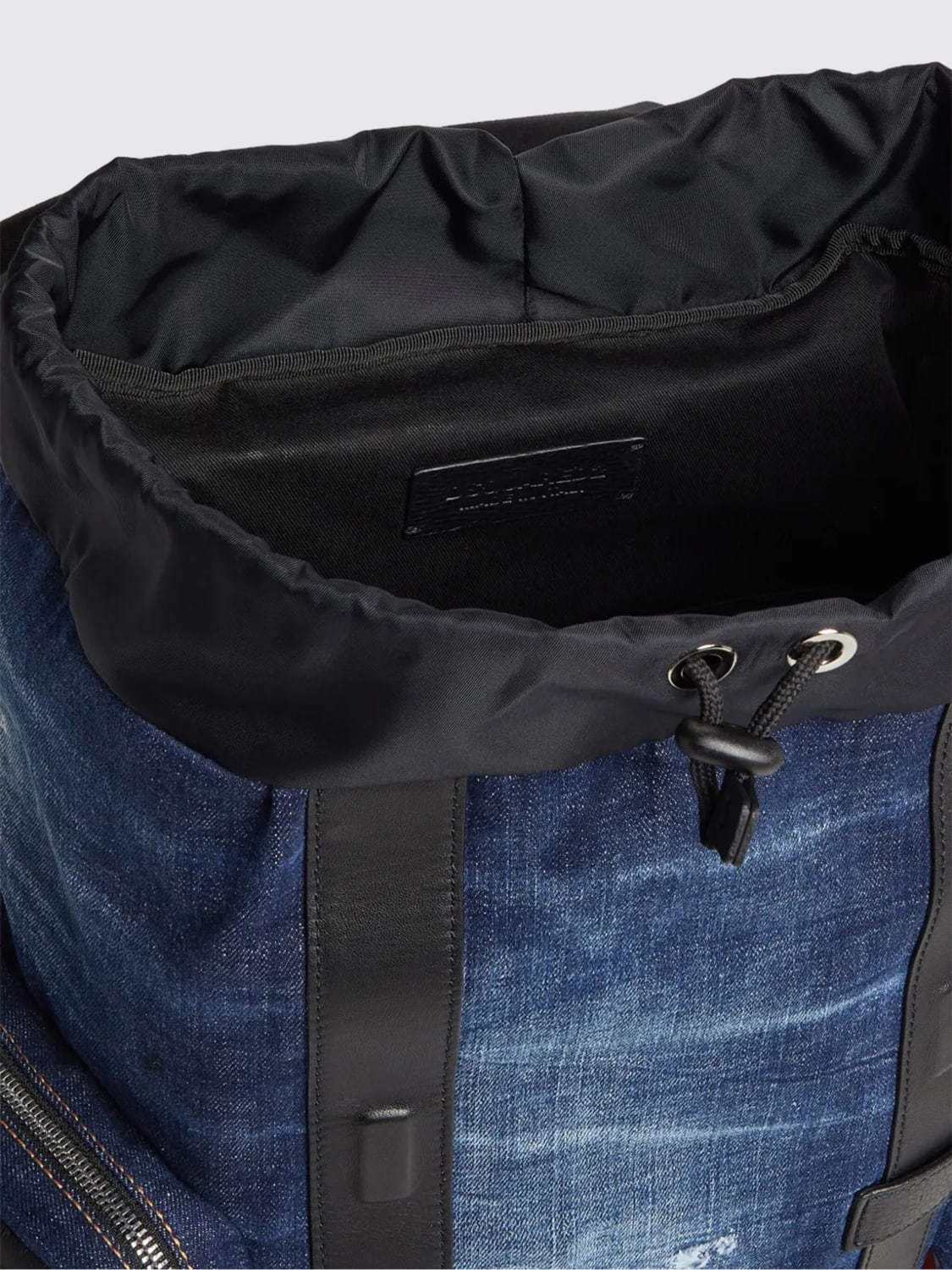 DSQUARED2 BACKPACK: Backpack men Dsquared2, Blue - Img 4