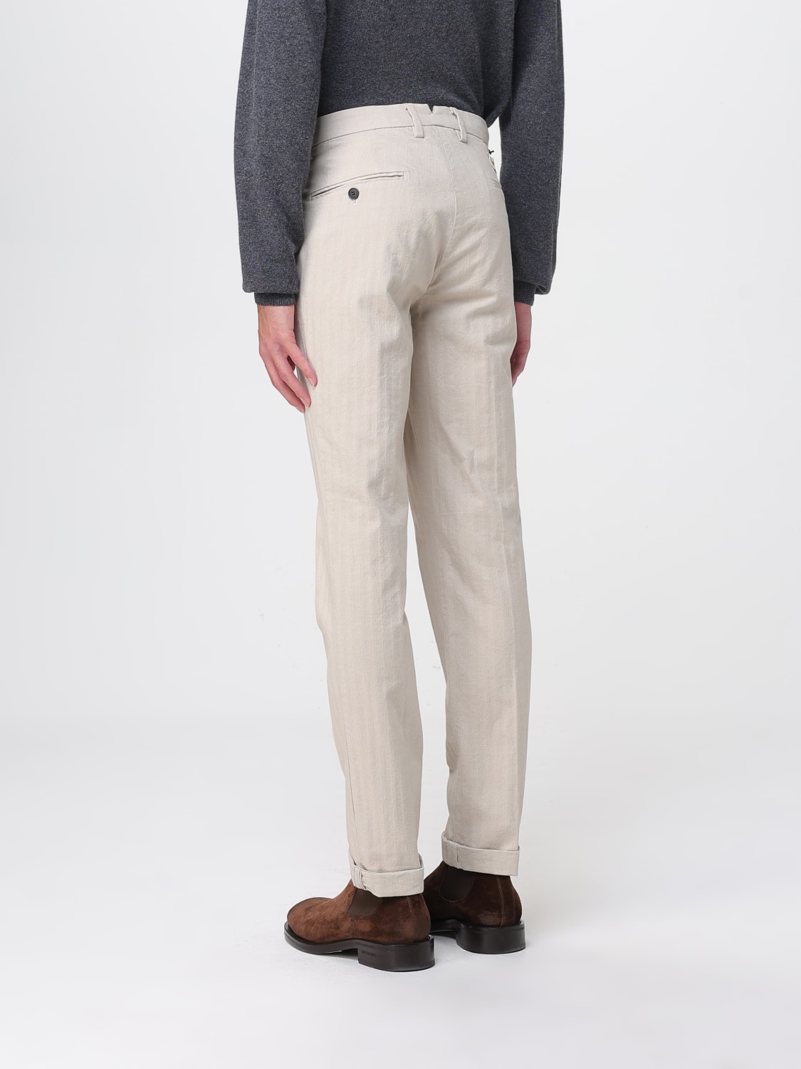 MASON'S PANTS: Pants men Mason's, Yellow Cream - Img 2