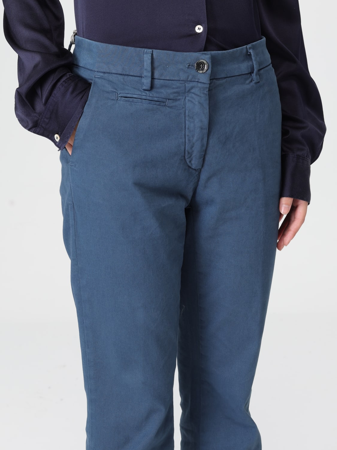 MASON'S PANTS: Pants woman Mason's, Gnawed Blue - Img 3