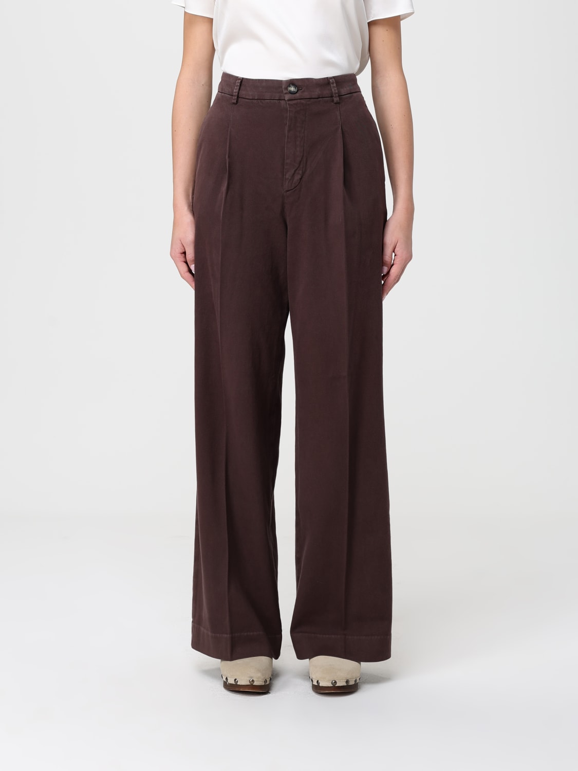 MASON'S PANTALON: Pantalon femme Mason's, Marron - Img 1