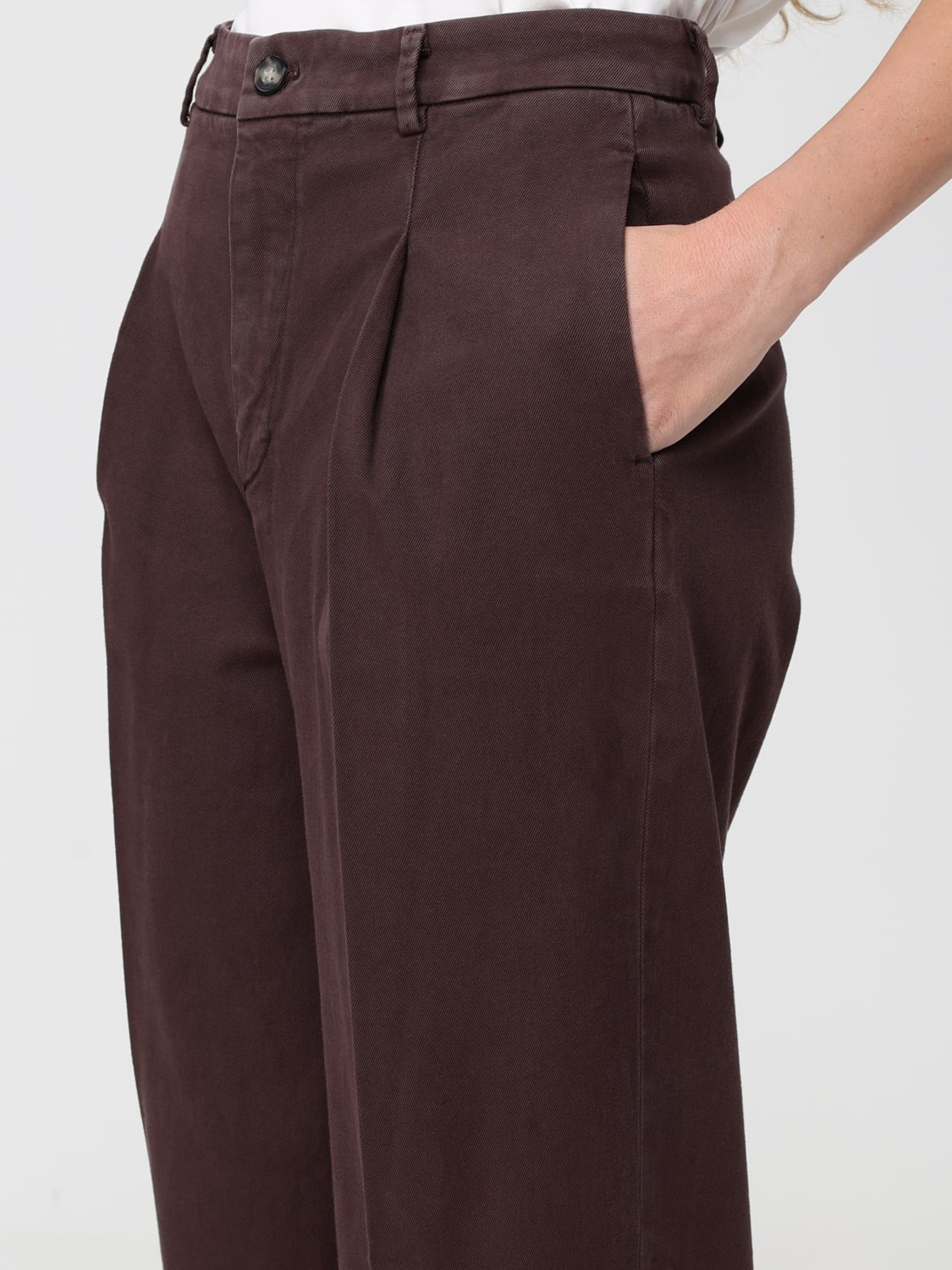 MASON'S PANTALON: Pantalon femme Mason's, Marron - Img 3