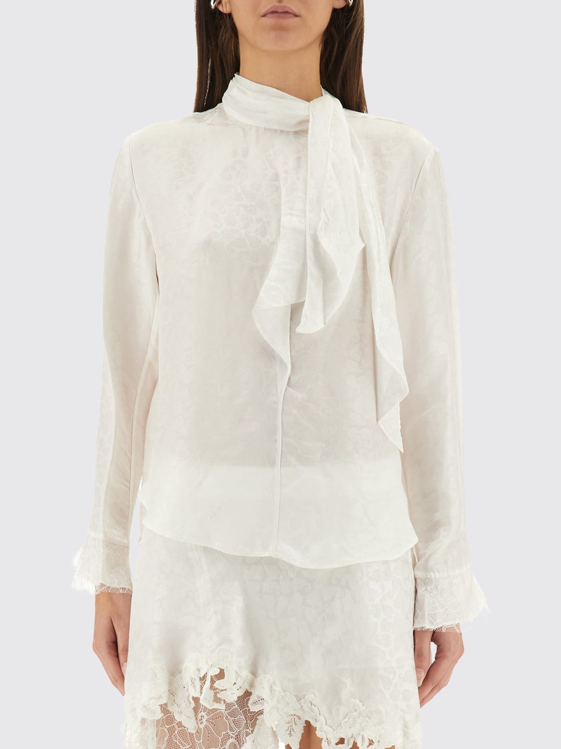 ISABEL MARANT HEMDBLUSE: Hemdbluse damen Isabel Marant, Weiß - Img 1