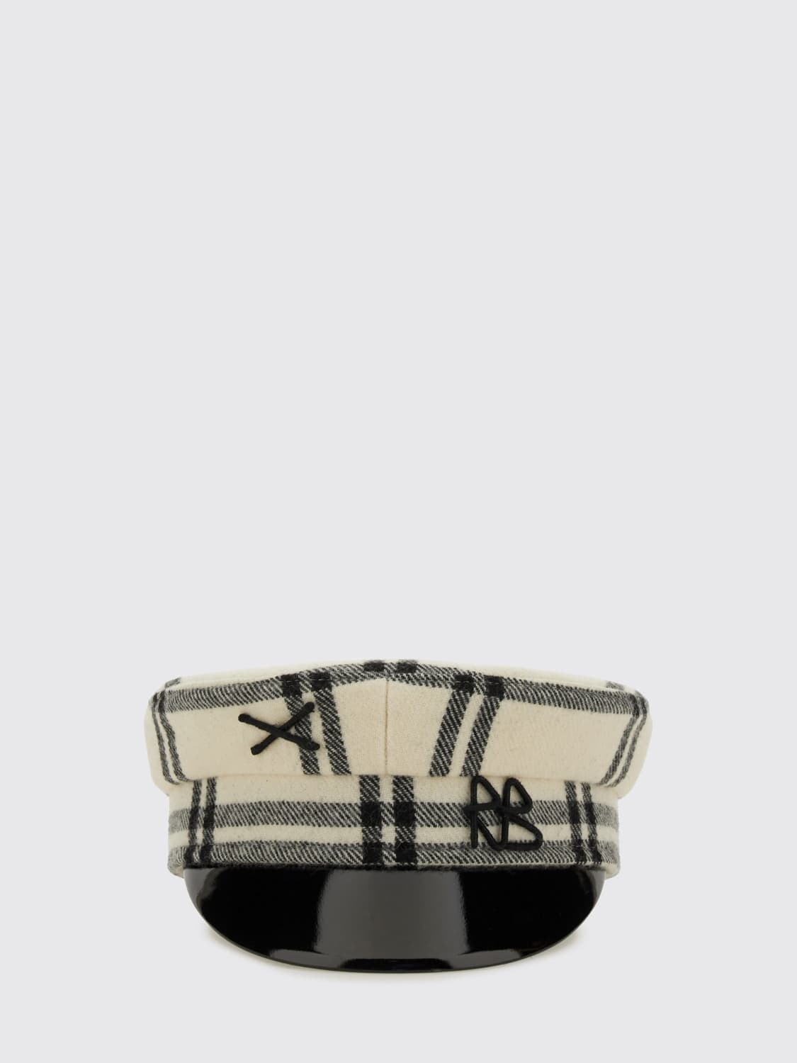 RUSLAN BAGINSKIY HAT: Hat woman Ruslan Baginskiy, White - Img 1