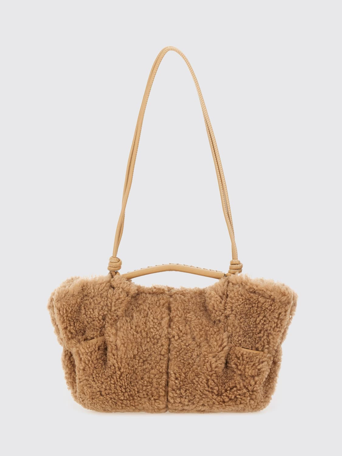 HEREU MINI BAG: Crossbody bag woman Hereu, Beige - Img 1