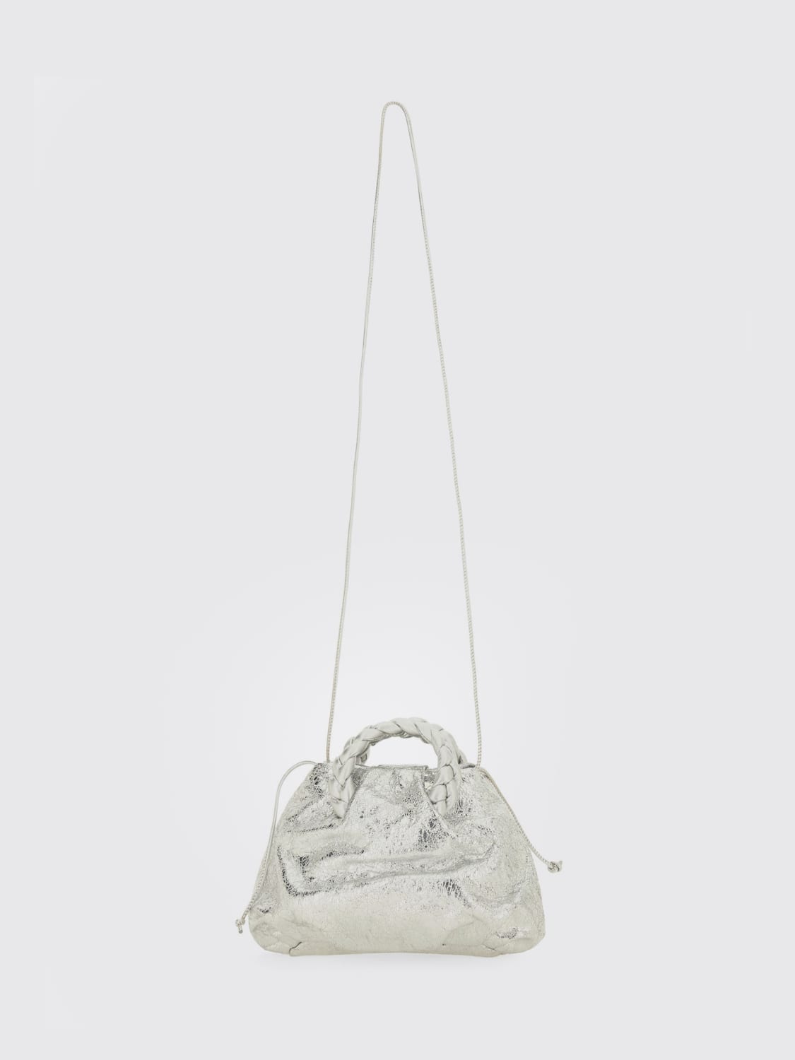 HEREU MINI BAG: Crossbody bag woman Hereu, Silver - Img 2