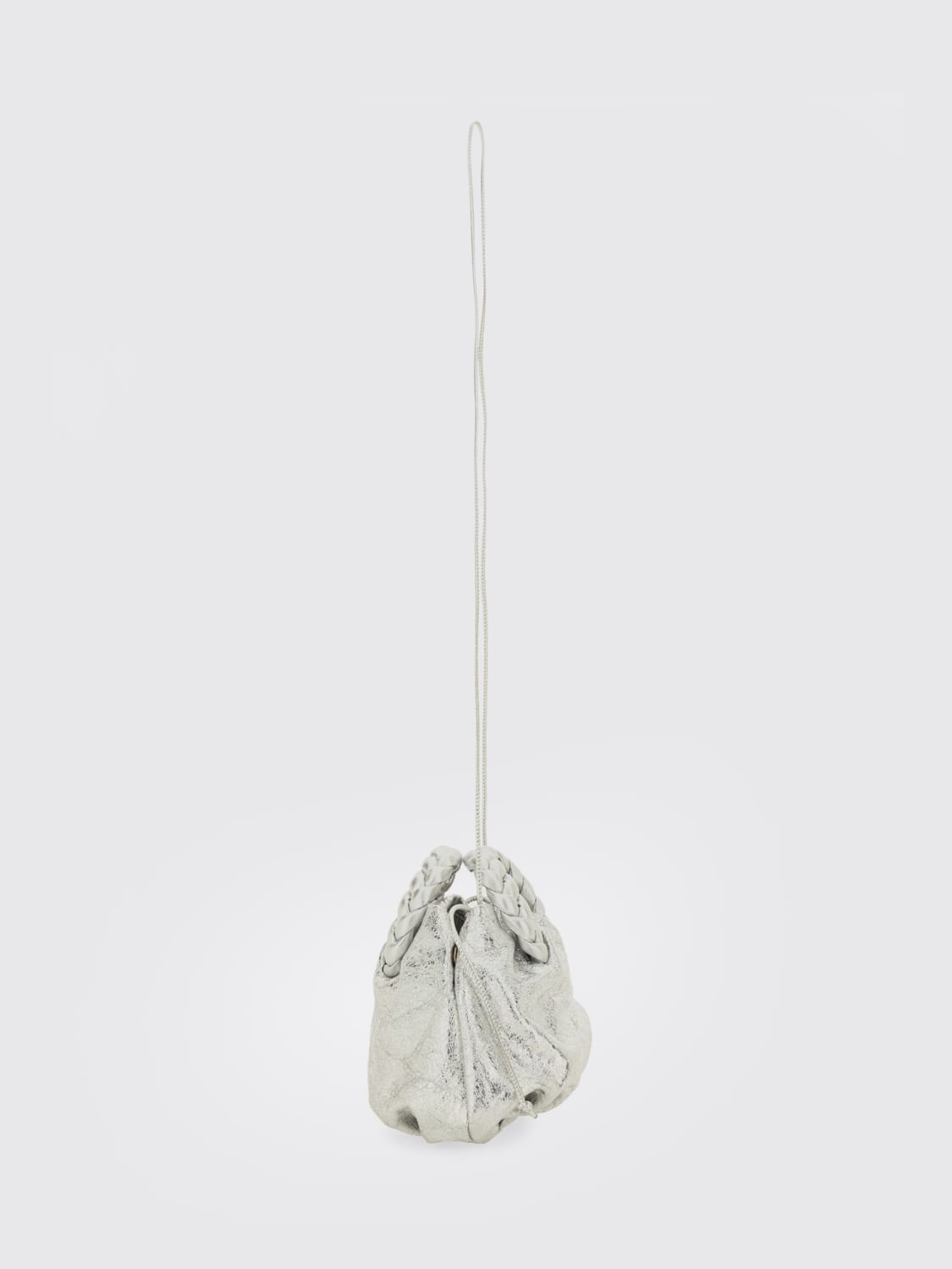 HEREU MINI BAG: Crossbody bag woman Hereu, Silver - Img 3