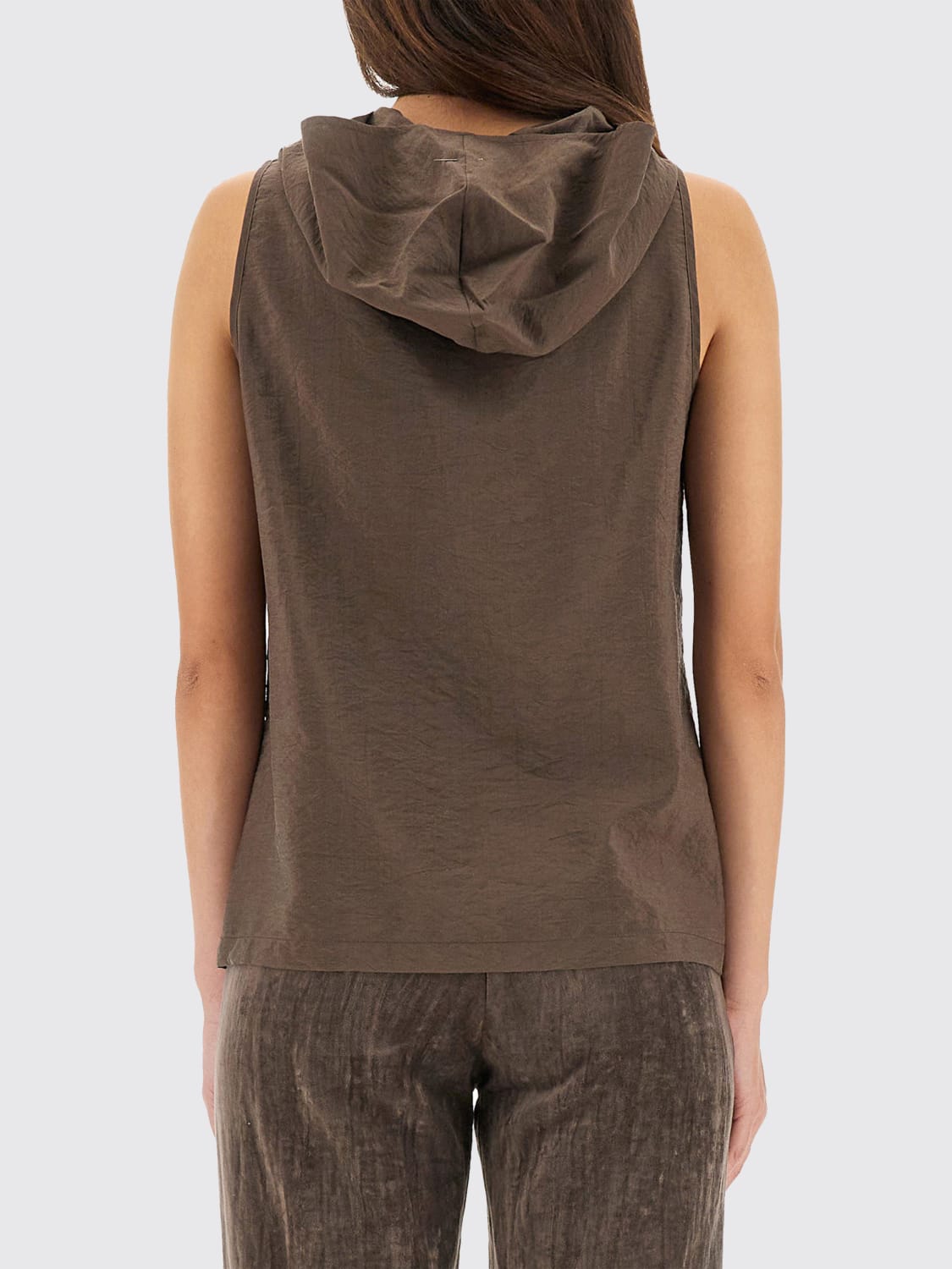 ALYSI TOP: Top woman Alysi, Brown - Img 3